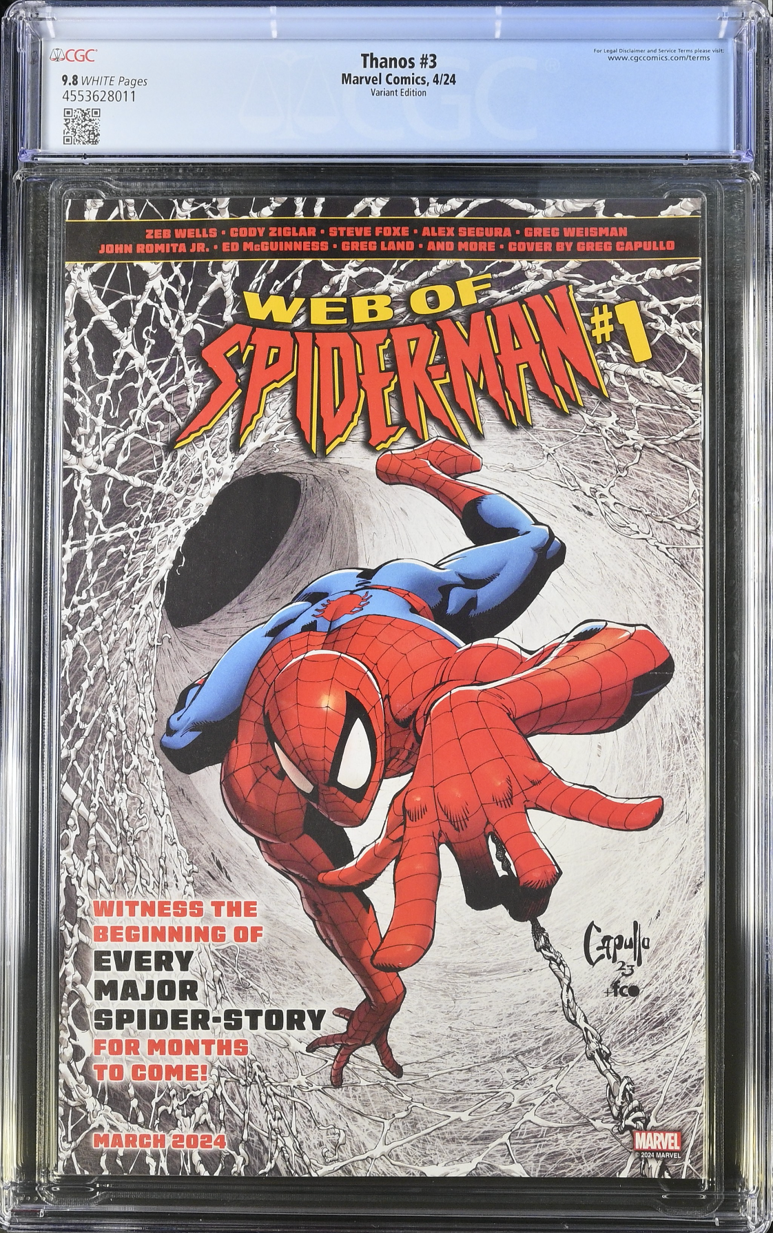 Thanos #3 Doaly Variant CGC 9.8