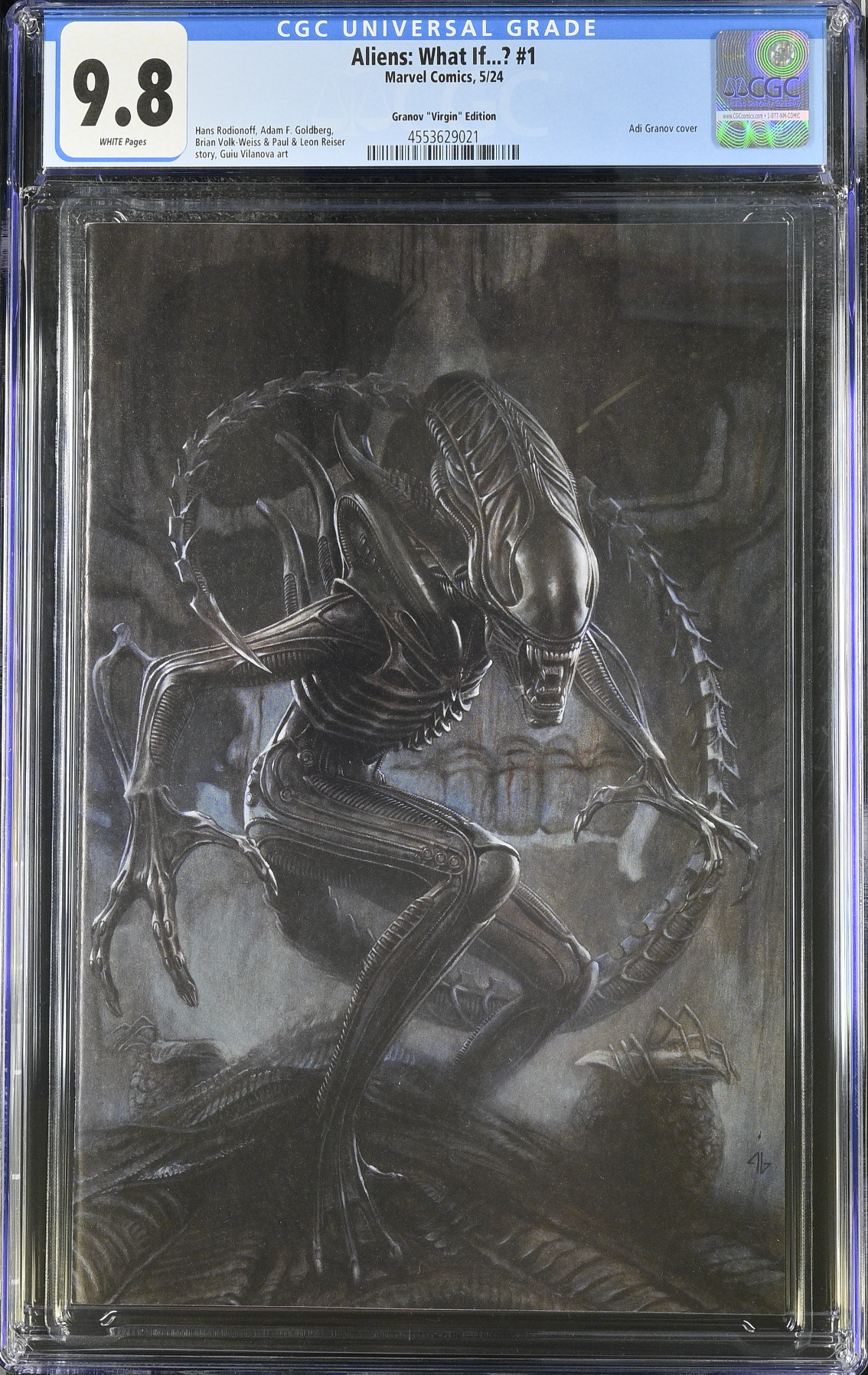 Aliens: What If...? #1 Granov 1:50 Virgin Retailer Incentive Variant CGC 9.8