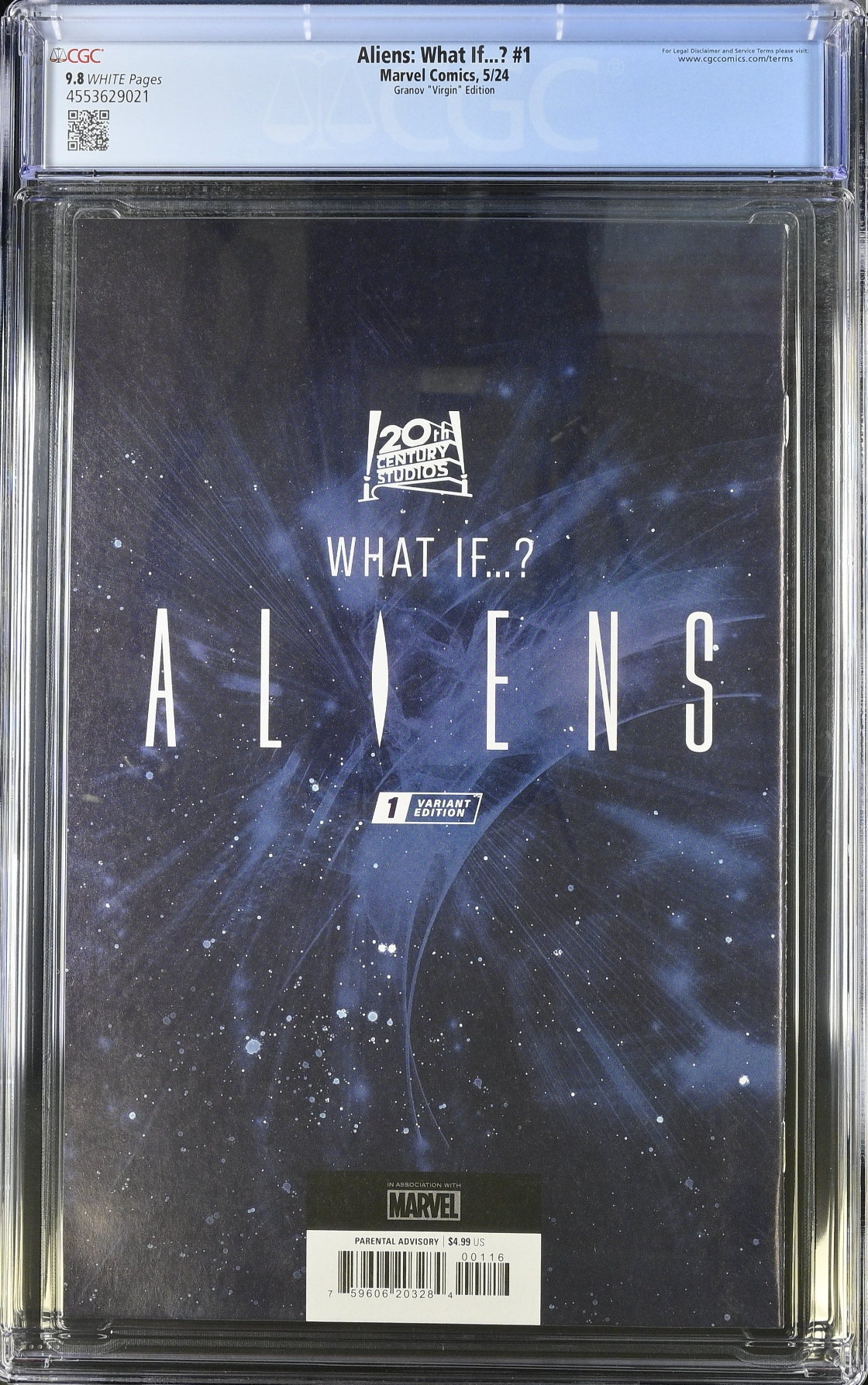 Aliens: What If...? #1 Granov 1:50 Virgin Retailer Incentive Variant CGC 9.8