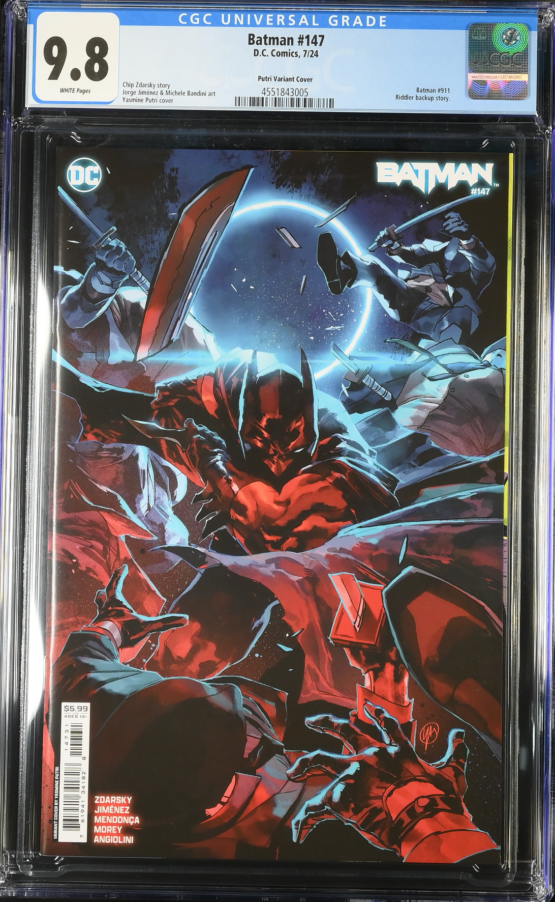 Batman #147 Putri Variant CGC 9.8