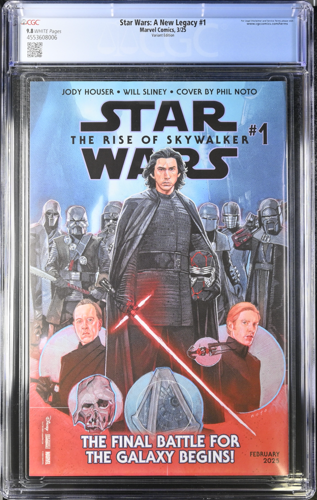 Star Wars: A New Legacy #1 Hotz Variant CGC 9.8