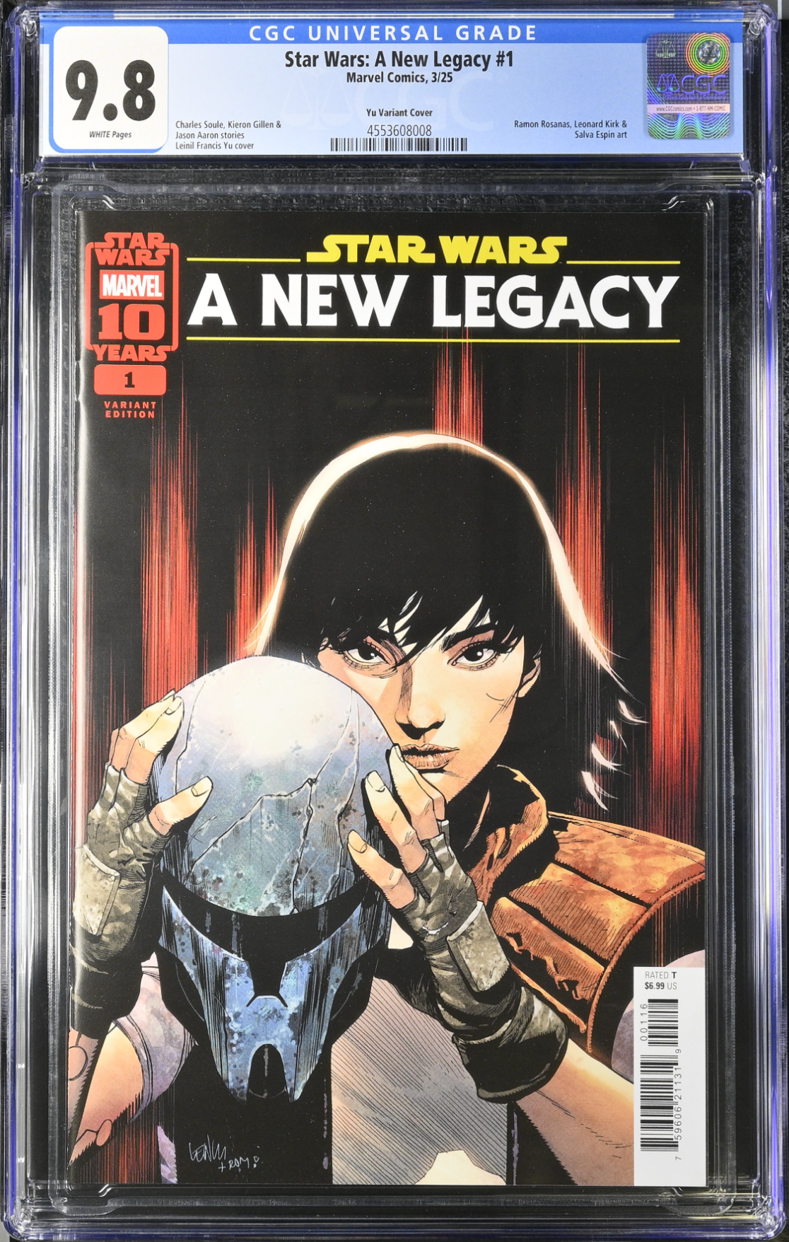 Star Wars: A New Legacy #1 Yu 1:25 Retailer Incentive Variant CGC 9.8