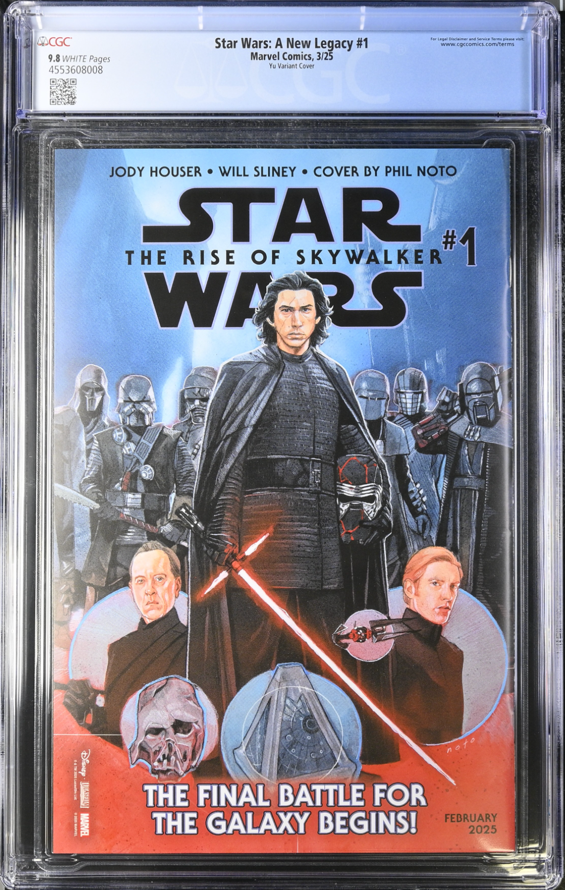 Star Wars: A New Legacy #1 Yu 1:25 Retailer Incentive Variant CGC 9.8