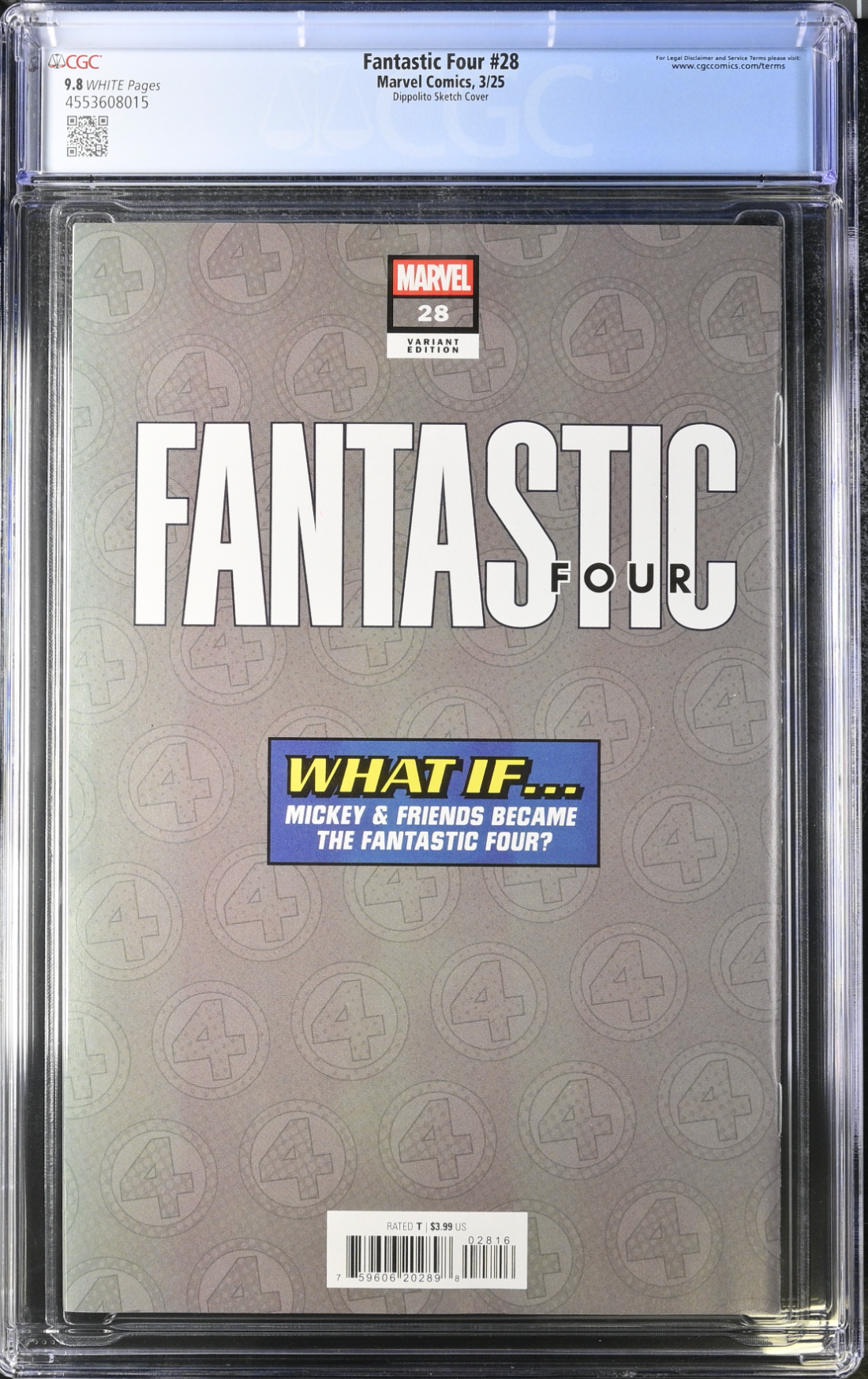 Fantastic Four #28 Disney 1:100 Retailer Incentive Variant CGC 9.8