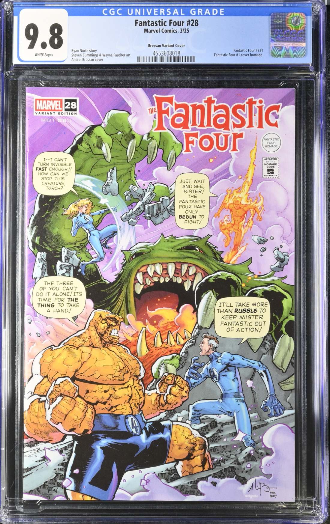 Fantastic Four #28 Bressan Variant CGC 9.8