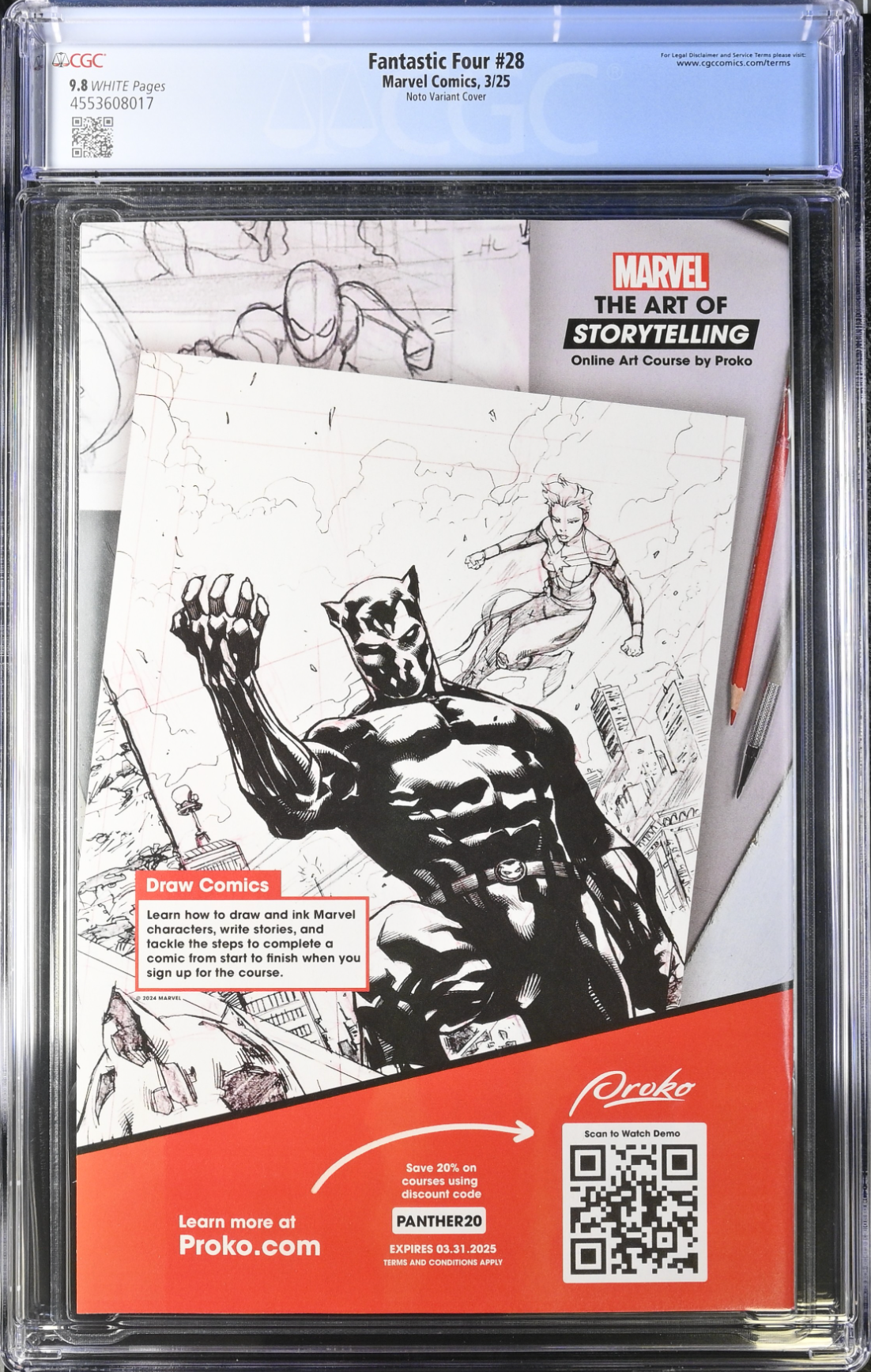 Fantastic Four #28 Noto Variant CGC 9.8