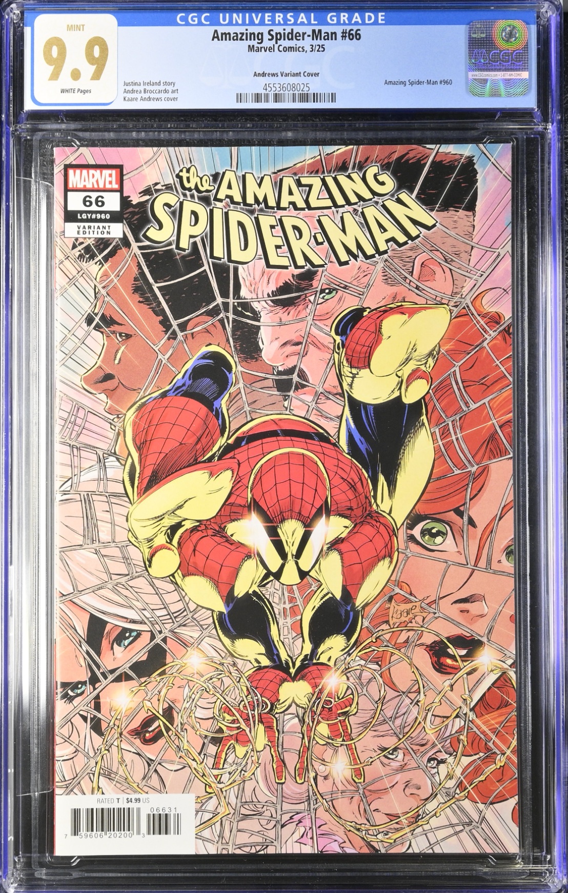 Amazing Spider-Man #66 Andrews Variant CGC 9.9