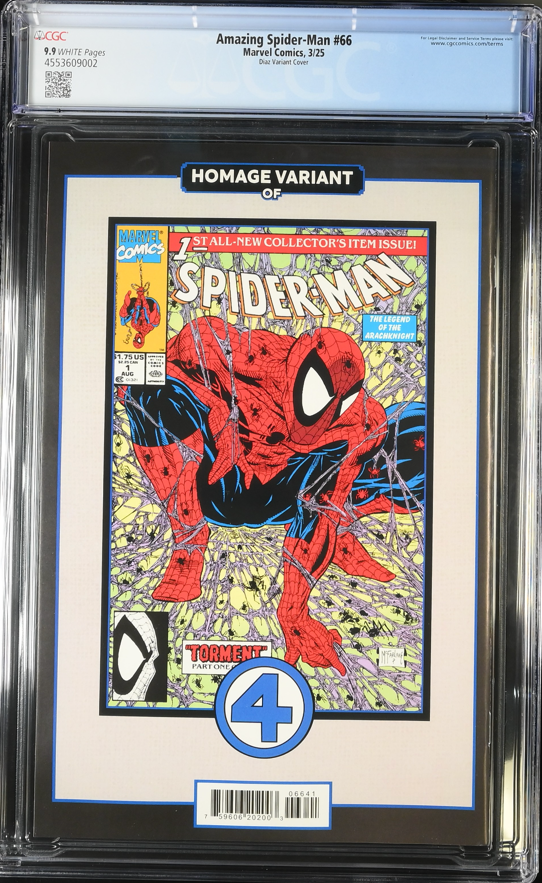 Amazing Spider-Man #66 Diaz Variant CGC 9.9