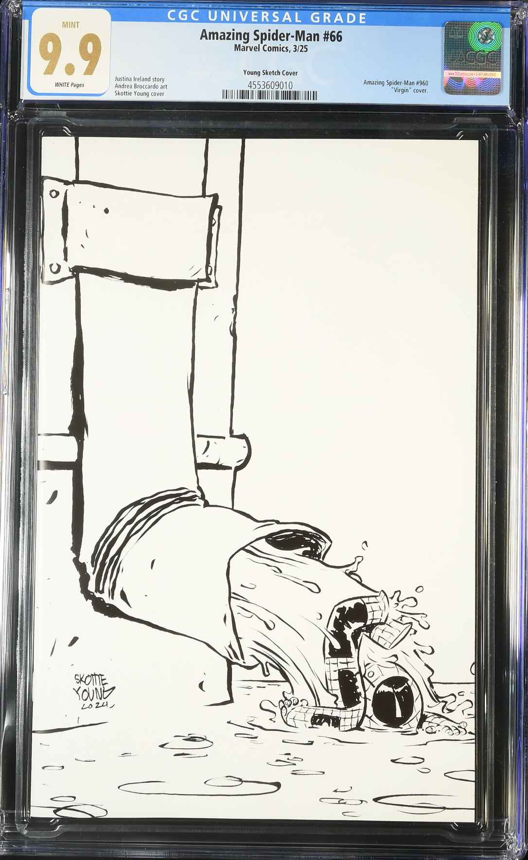 Amazing Spider-Man #66 Young 1:100 Retailer Incentive Variant CGC 9.9