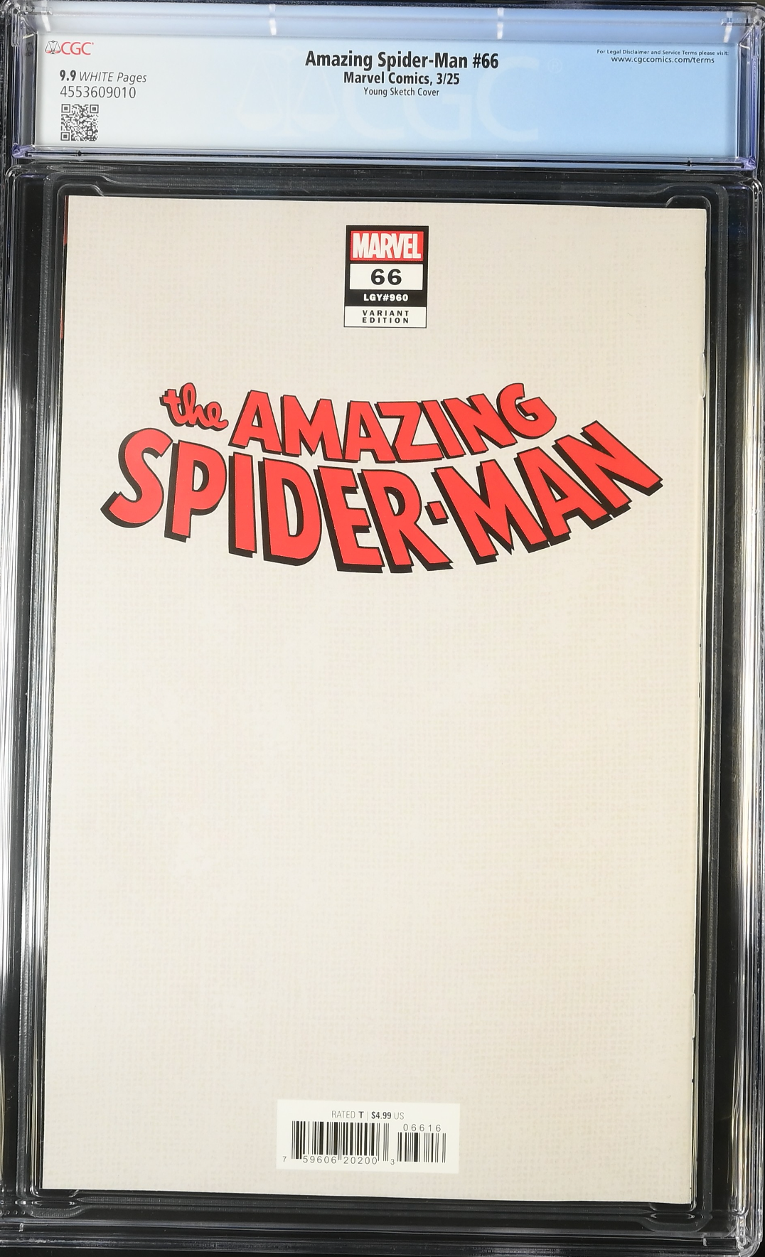 Amazing Spider-Man #66 Young 1:100 Retailer Incentive Variant CGC 9.9