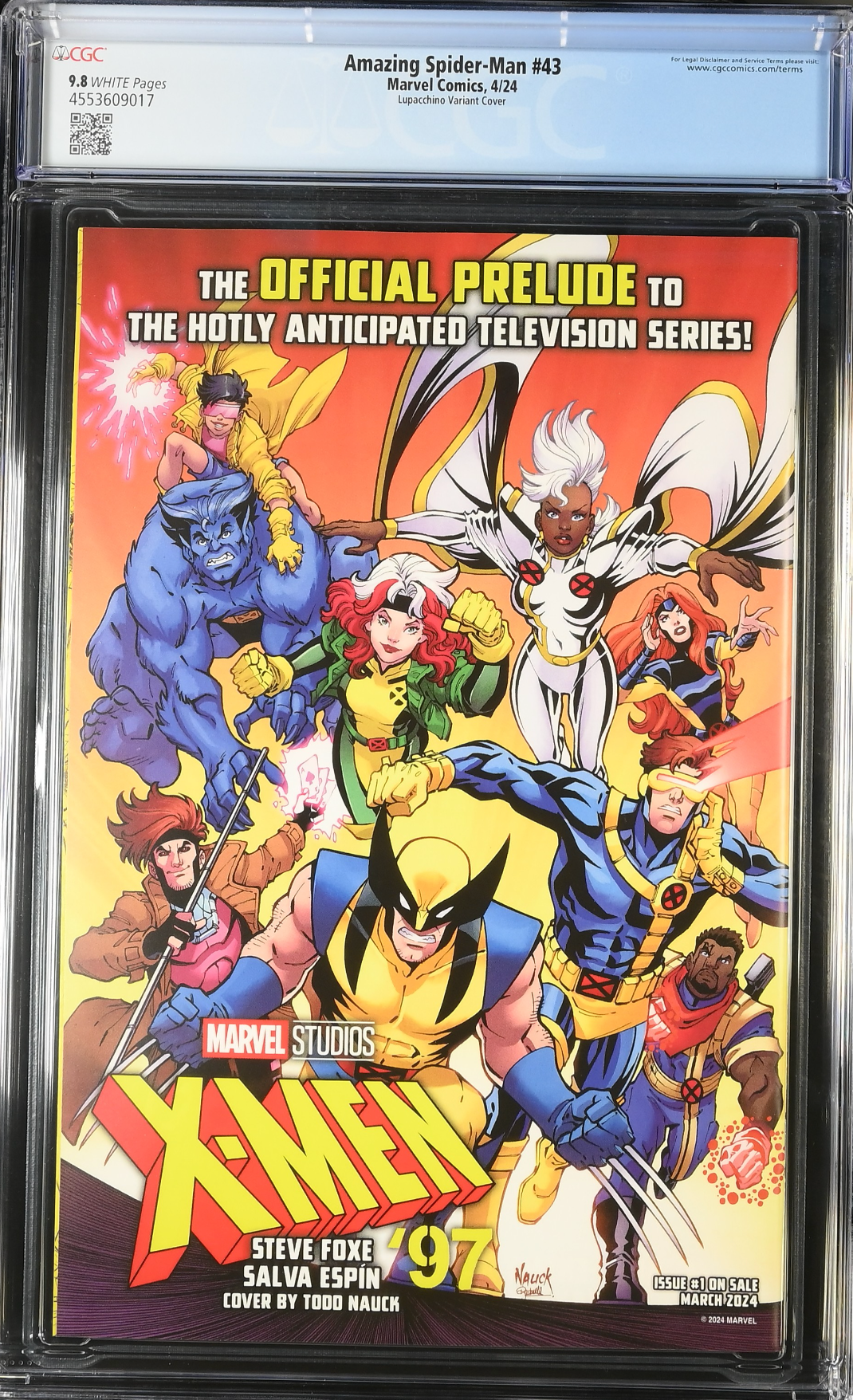 Amazing Spider-Man #43 Luppachino 1:25 Retailer Incentive Variant CGC 9.8