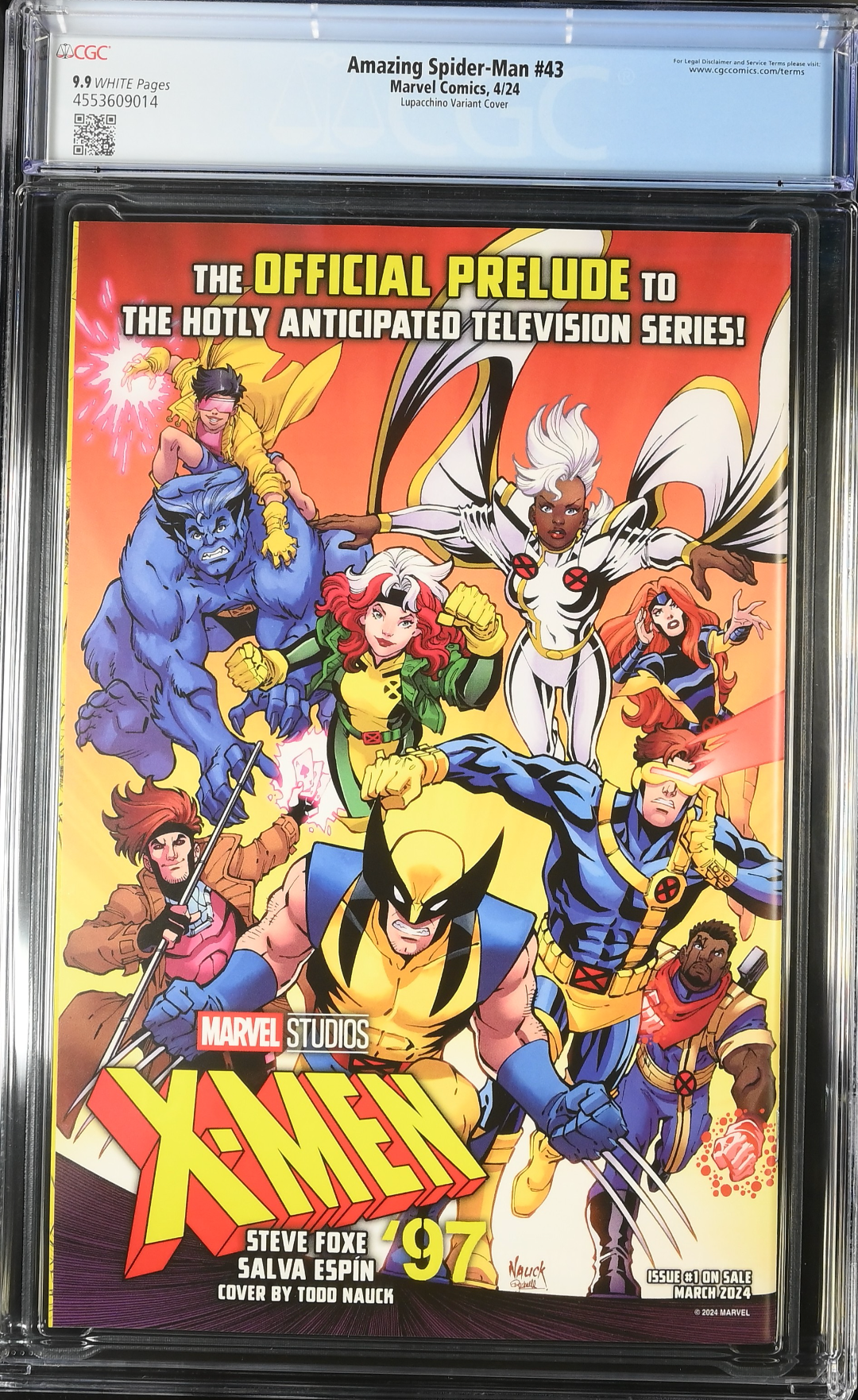 Amazing Spider-Man #43 Luppachino 1:25 Retailer Incentive Variant CGC 9.9