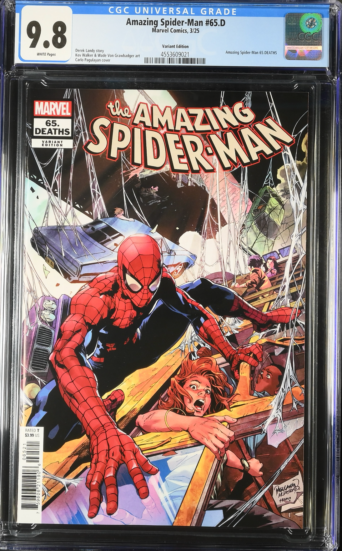 Amazing Spider-Man #65.Deaths Pagulayan Variant CGC 9.8
