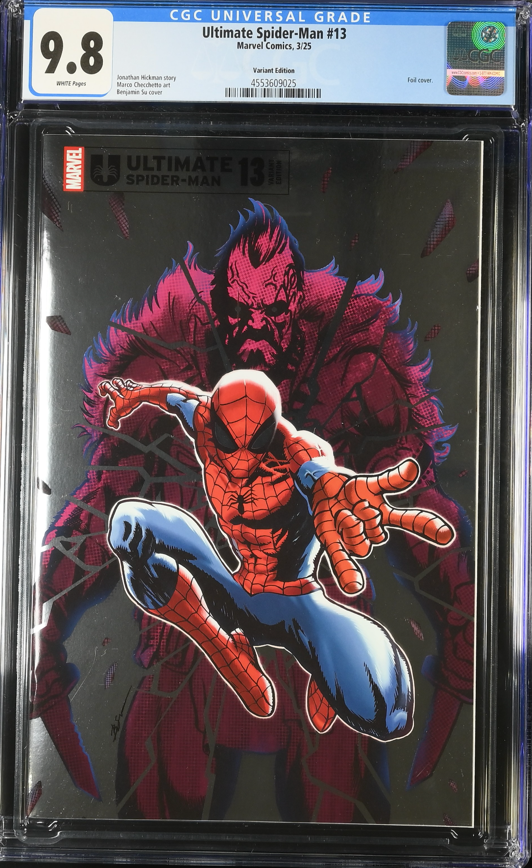 Ultimate Spider-Man #13 Su Foil Variant CGC 9.8