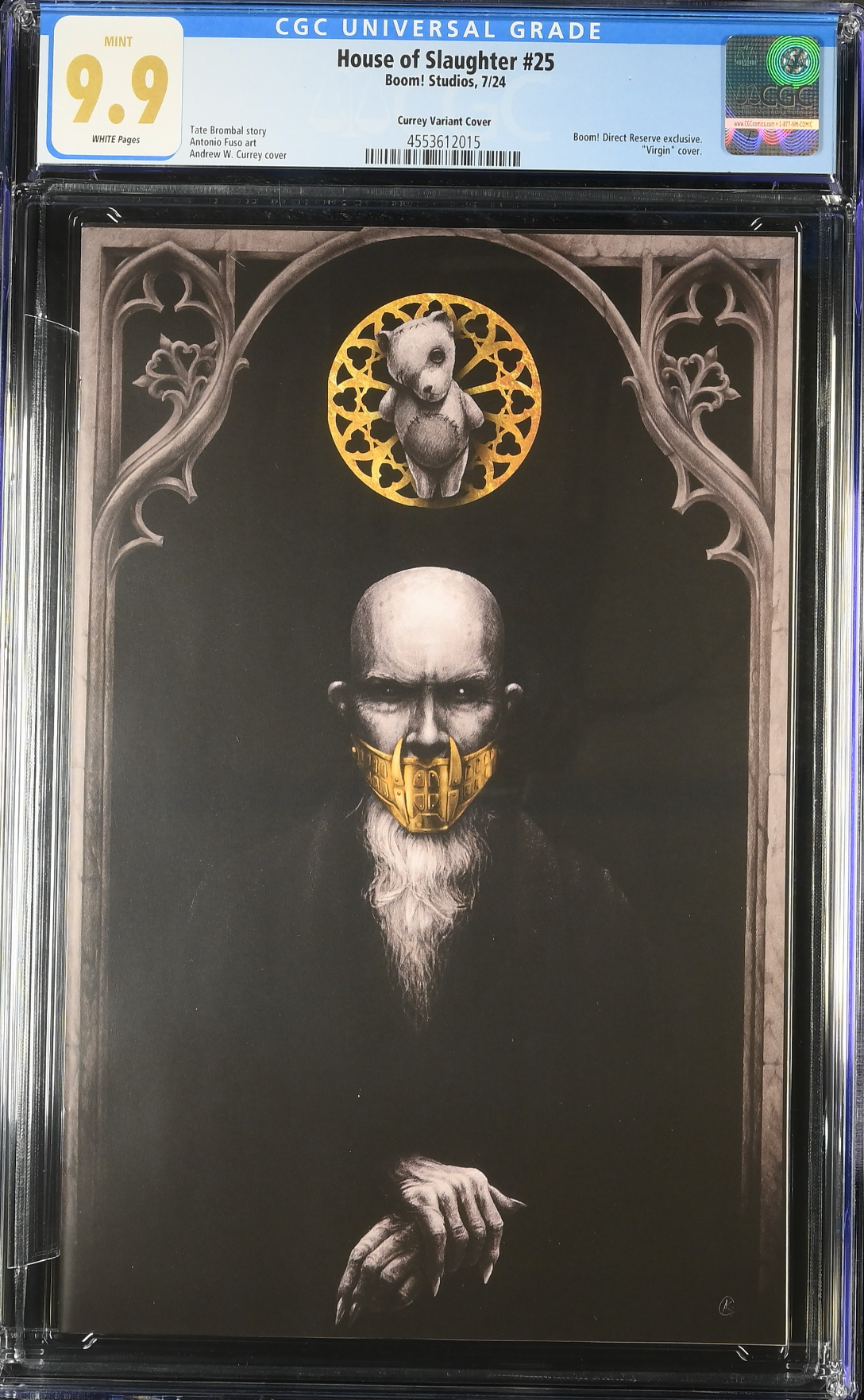 House of Slaughter #25 SDCC Currey Connecting Virgin Variant CGC 9.9