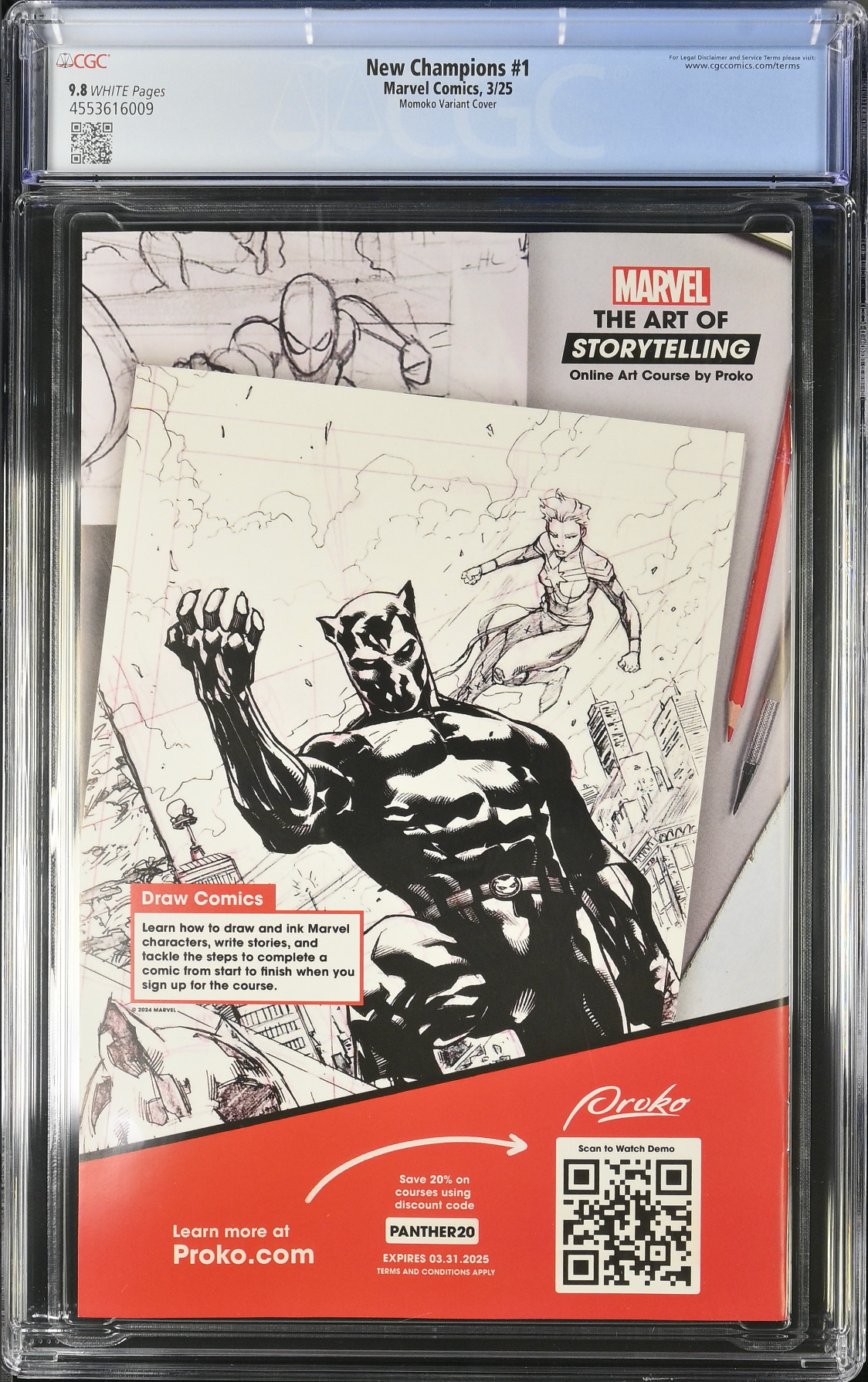 New Champions #1 Momoko Variant CGC 9.8