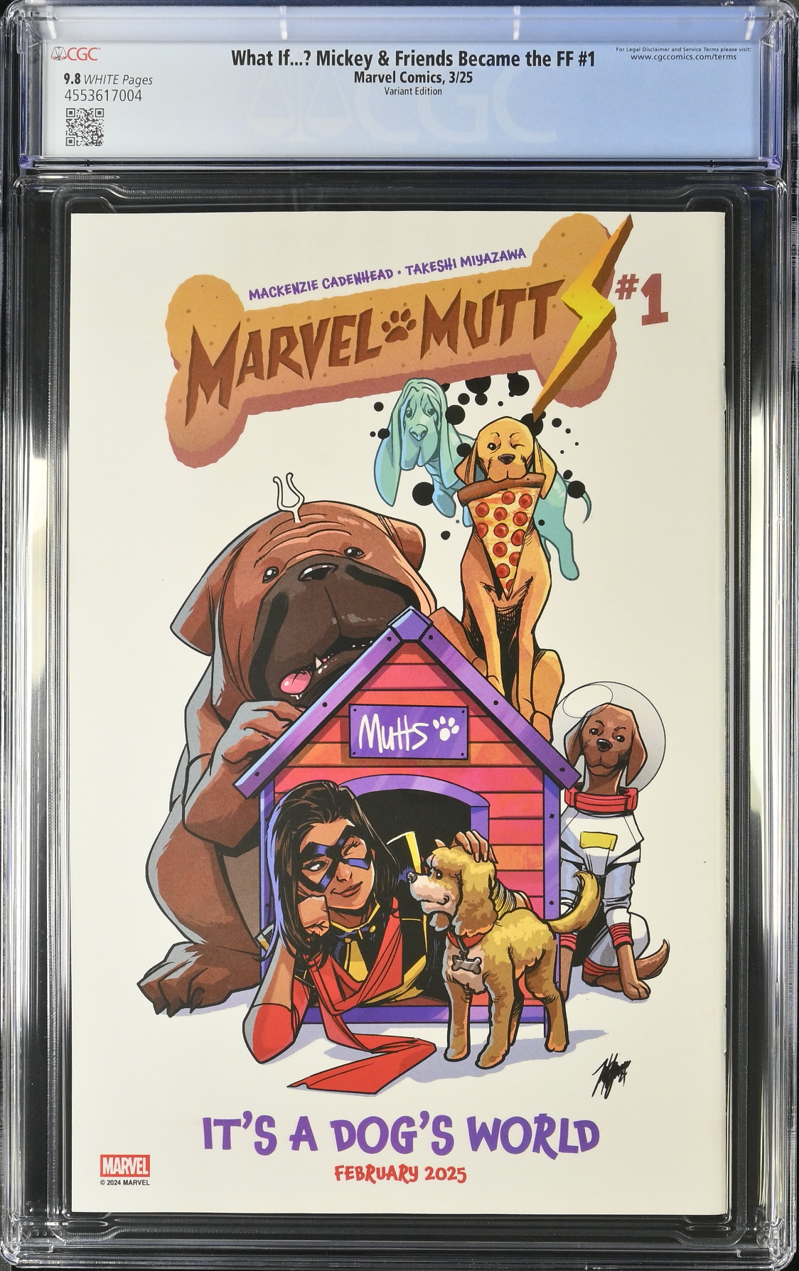 Marvel & Disney: What If...? Mickey & Friends Became the Fantastic Four #1 Zullo Variant CGC 9.8