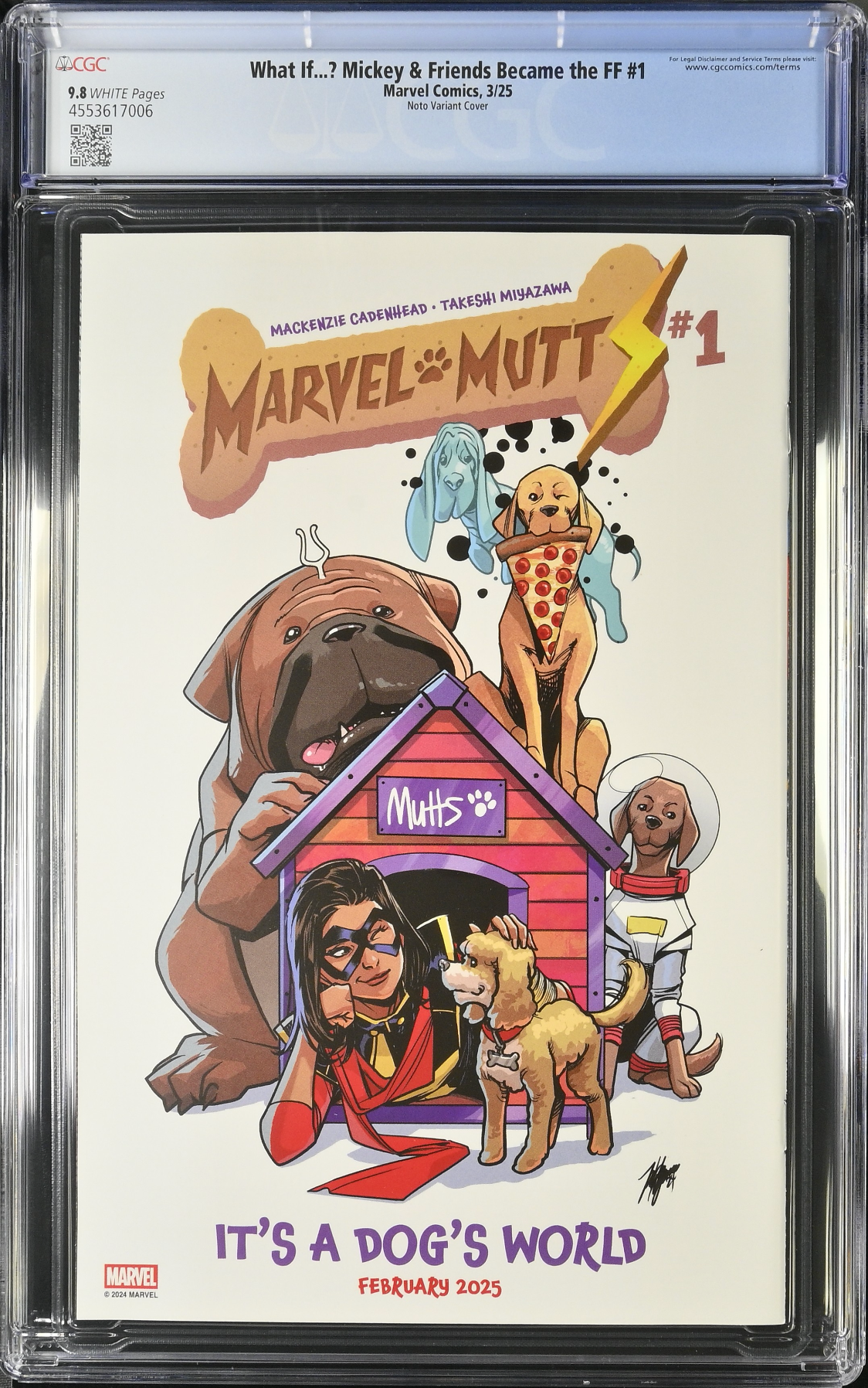 Marvel & Disney: What If...? Mickey & Friends Became the Fantastic Four #1 Noto Variant CGC 9.8