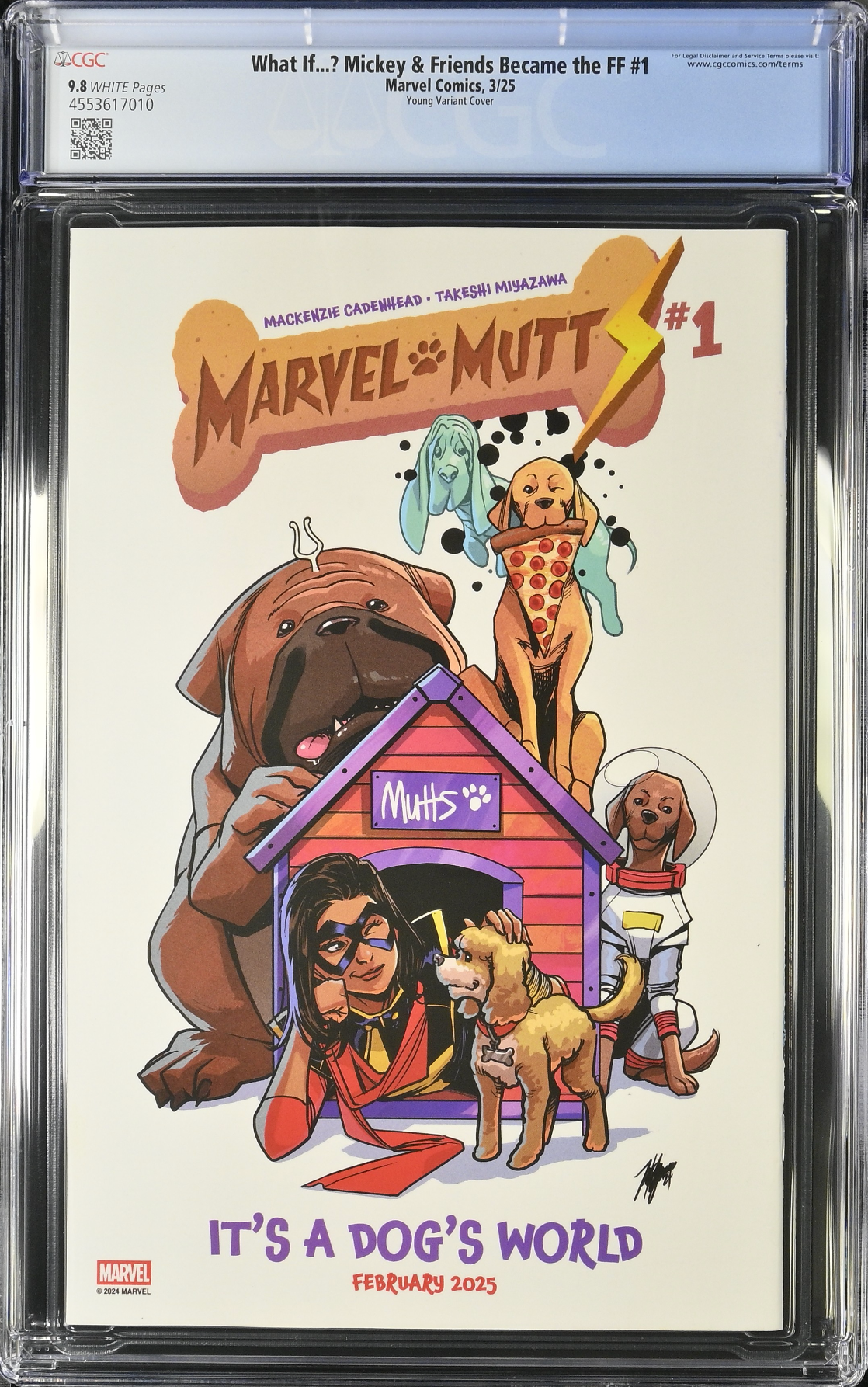 Marvel & Disney: What If...? Mickey & Friends Became the Fantastic Four #1 Young Variant CGC 9.8