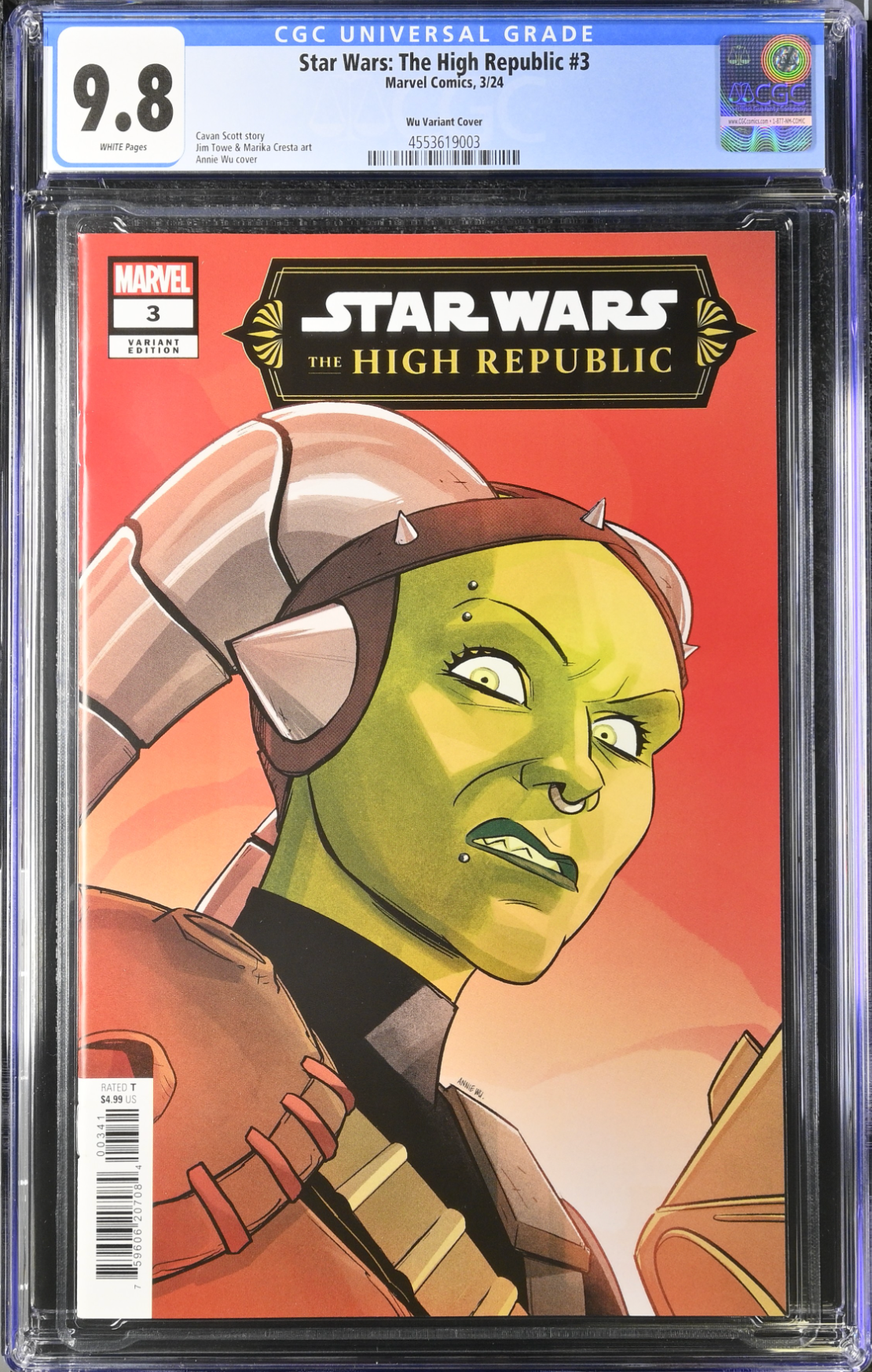 Star Wars: The High Republic (Phase III) #3 Wu Variant CGC 9.8