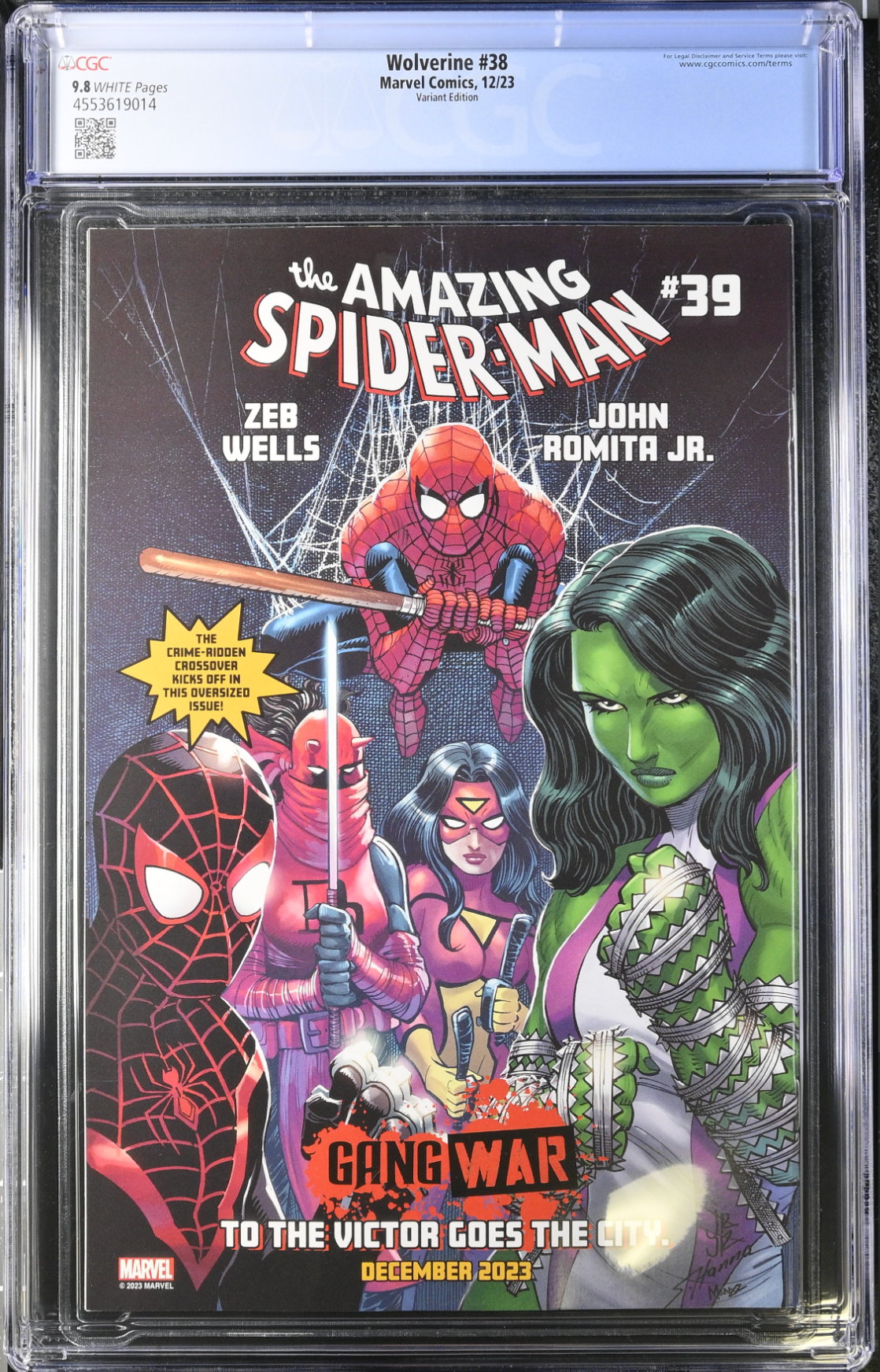 Wolverine #38 Yu Variant CGC 9.8