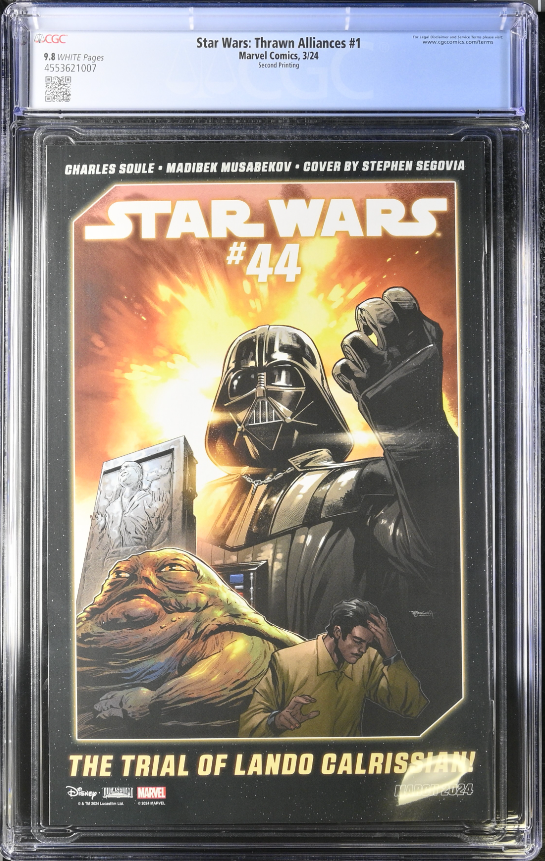 Star Wars: Thrawn Alliances #1 Second Printing CGC 9.8