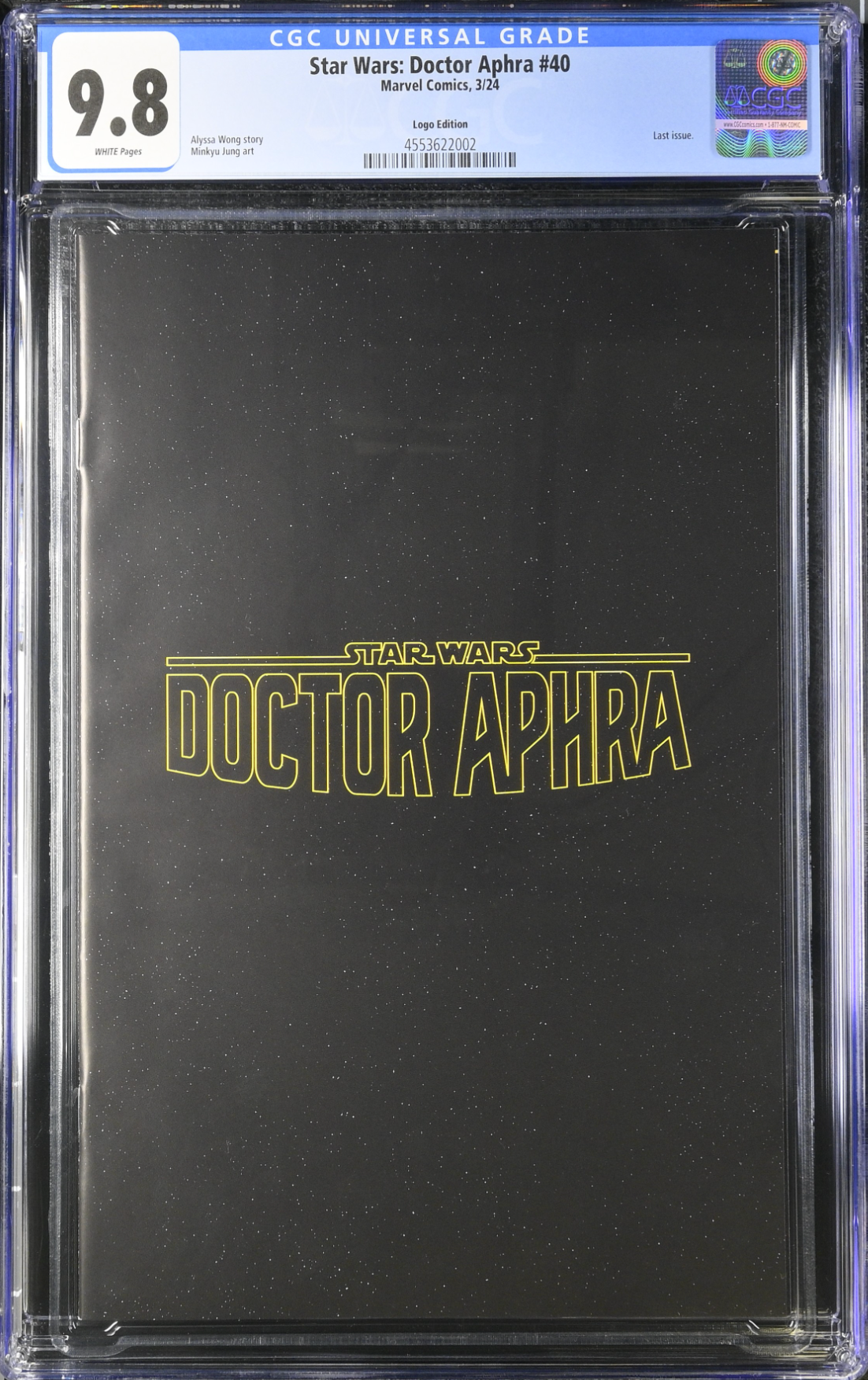 Star Wars: Doctor Aphra #40 Logo Variant CGC 9.8