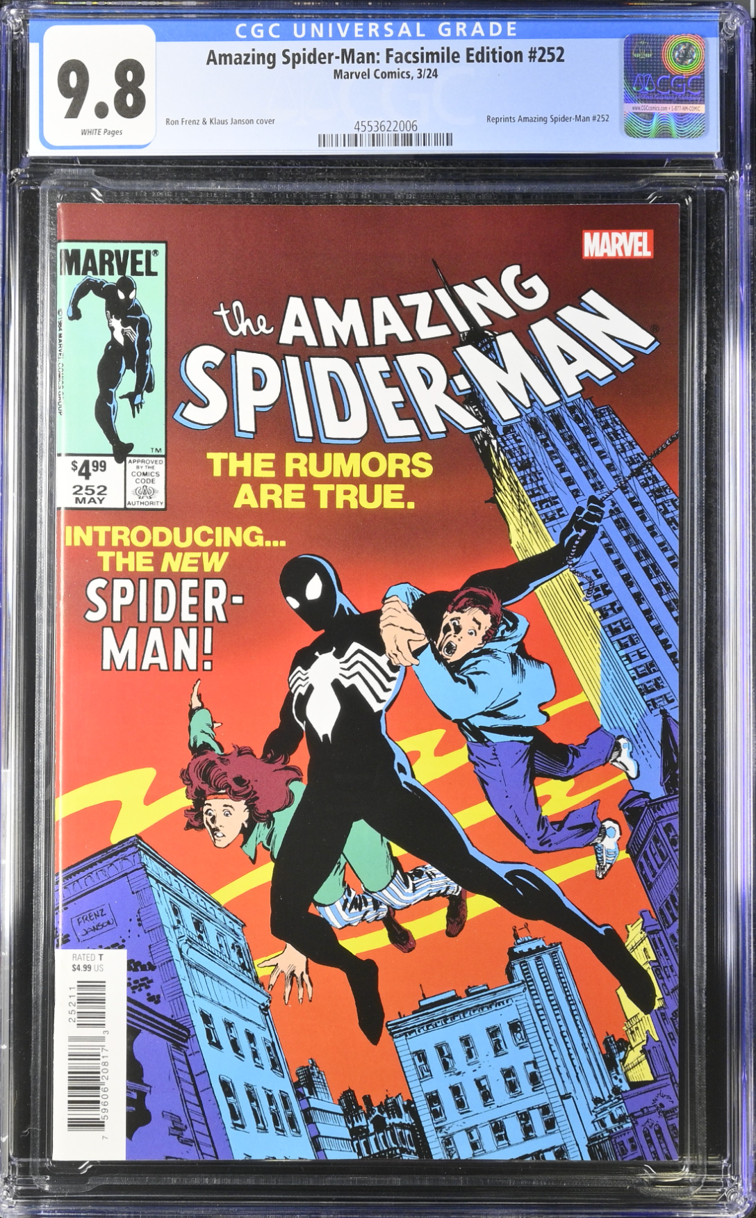 Amazing Spider-Man #252 Facsimile Edition CGC 9.8