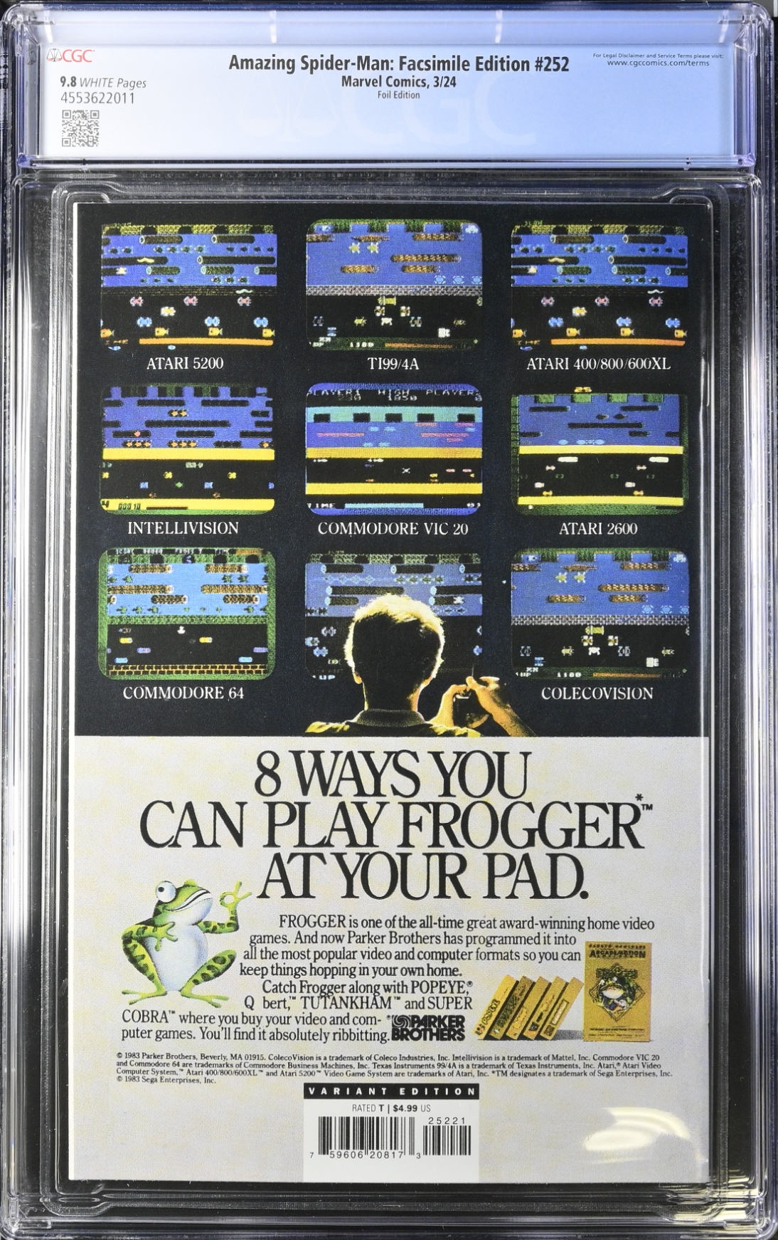 Amazing Spider-Man #252 Facsimile Foil Edition CGC 9.8