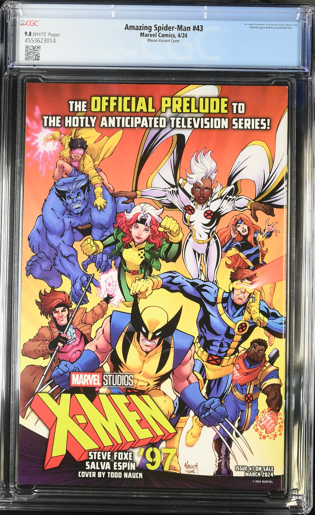 Amazing Spider-Man #43 Mason Variant CGC 9.8