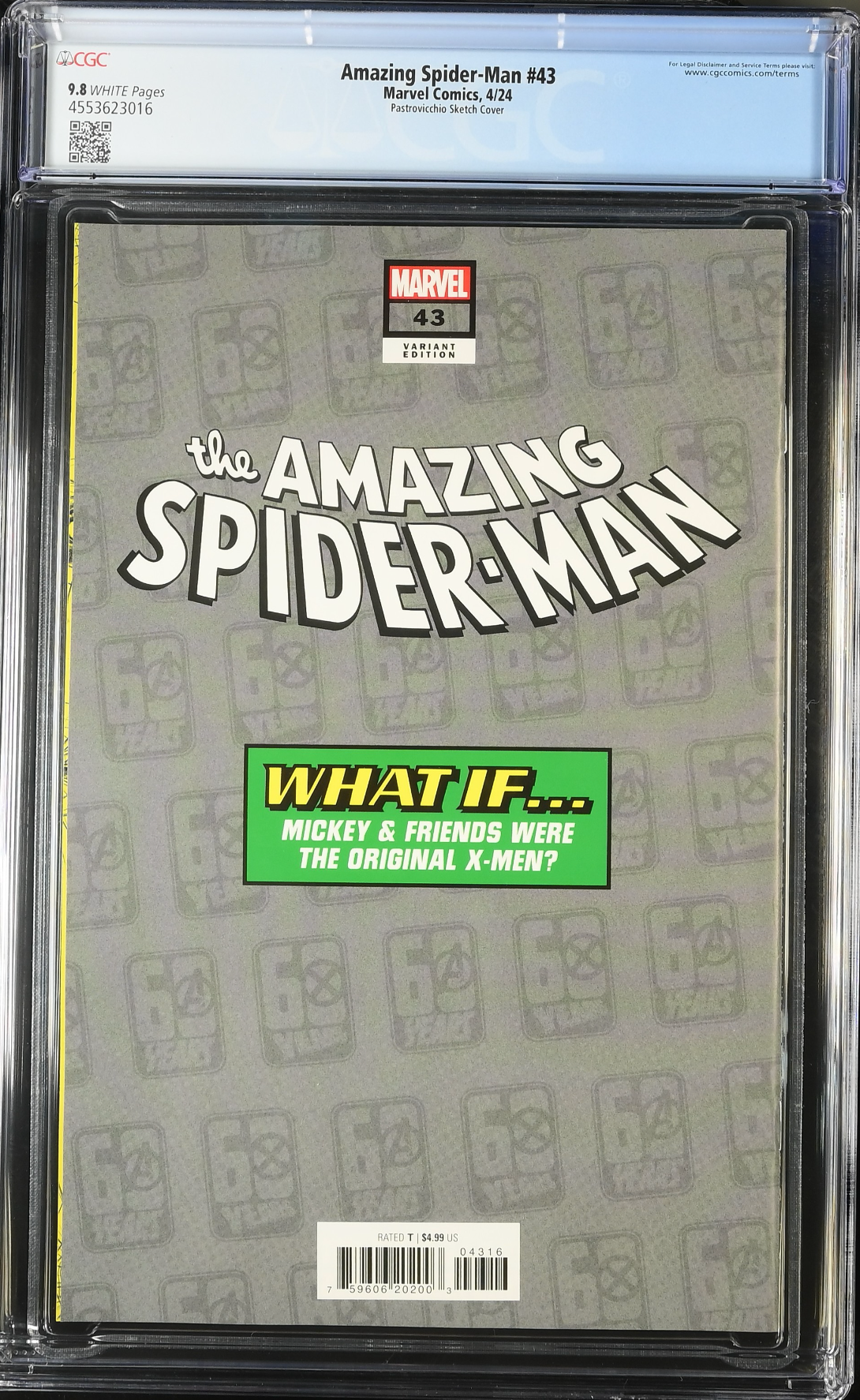 Amazing Spider-Man #43 Disney What if? 1:100 Retailer Incentive Variant CGC 9.8