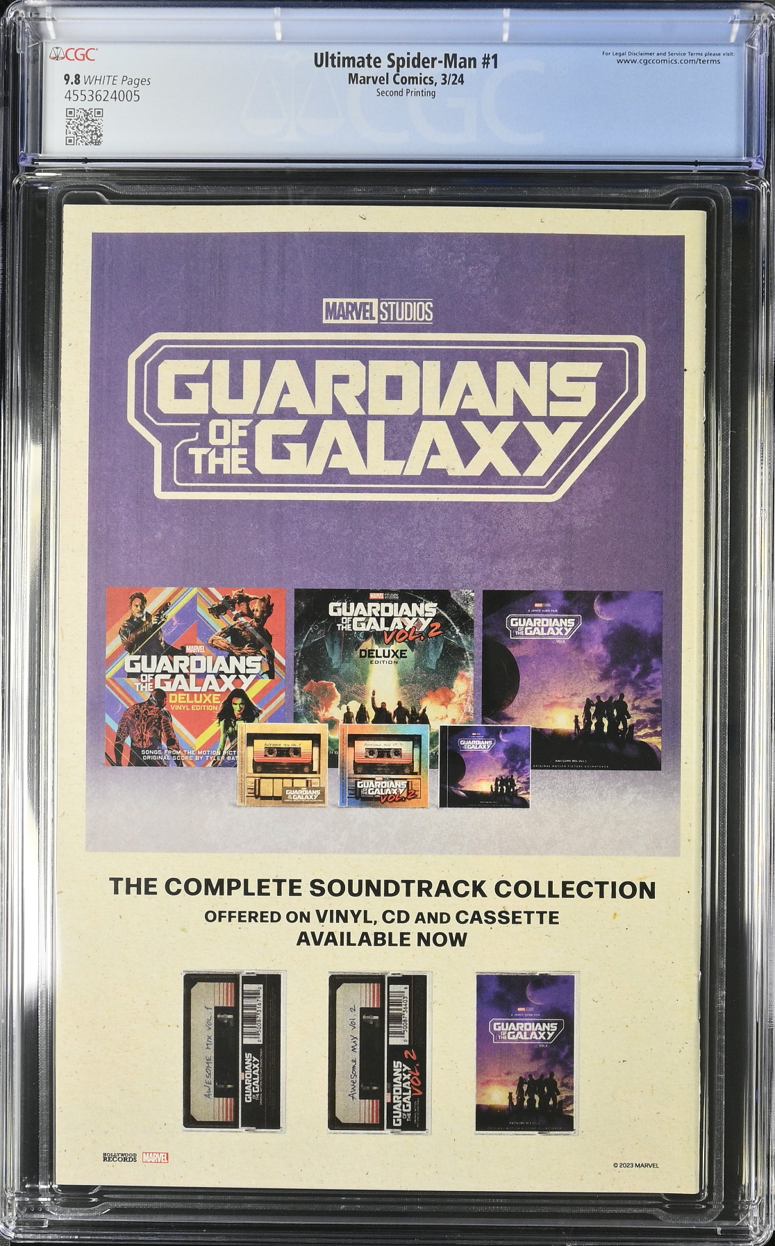 Ultimate Spider-Man #1 Second Printing CGC 9.8