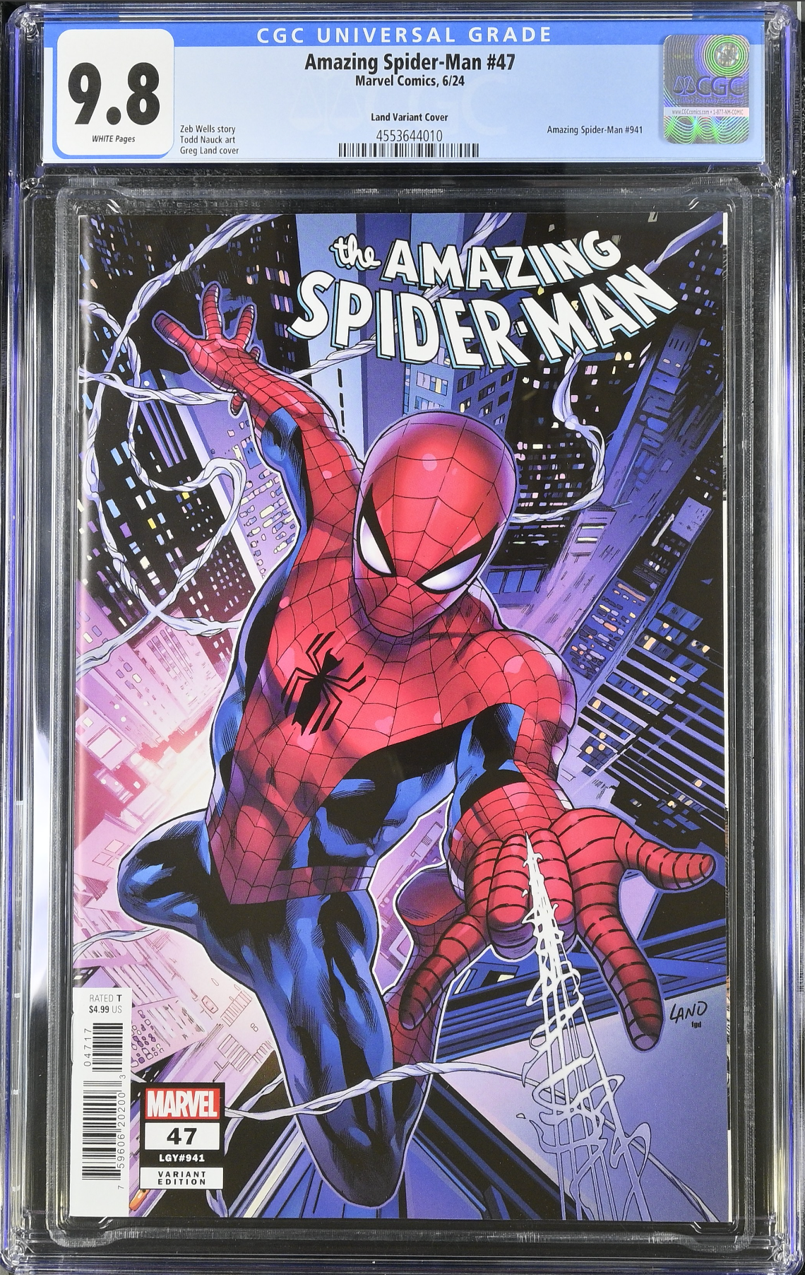 Amazing Spider-Man #47 Land 1:25 Retailer Incentive Variant CGC 9.8
