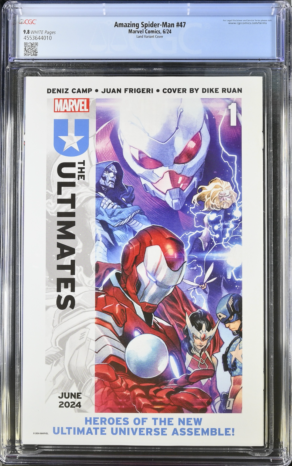 Amazing Spider-Man #47 Land 1:25 Retailer Incentive Variant CGC 9.8