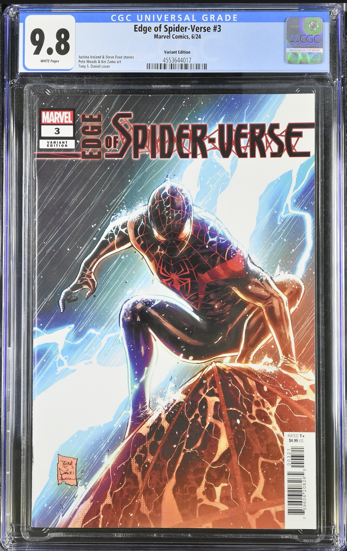 Edge of Spider-Verse (2024) #3 Daniel Variant CGC 9.8