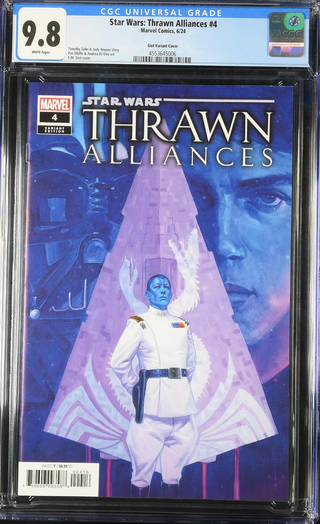 Star Wars: Thrawn Alliances #4 Gist 1:25 Retailer Incentive Variant CGC 9.8