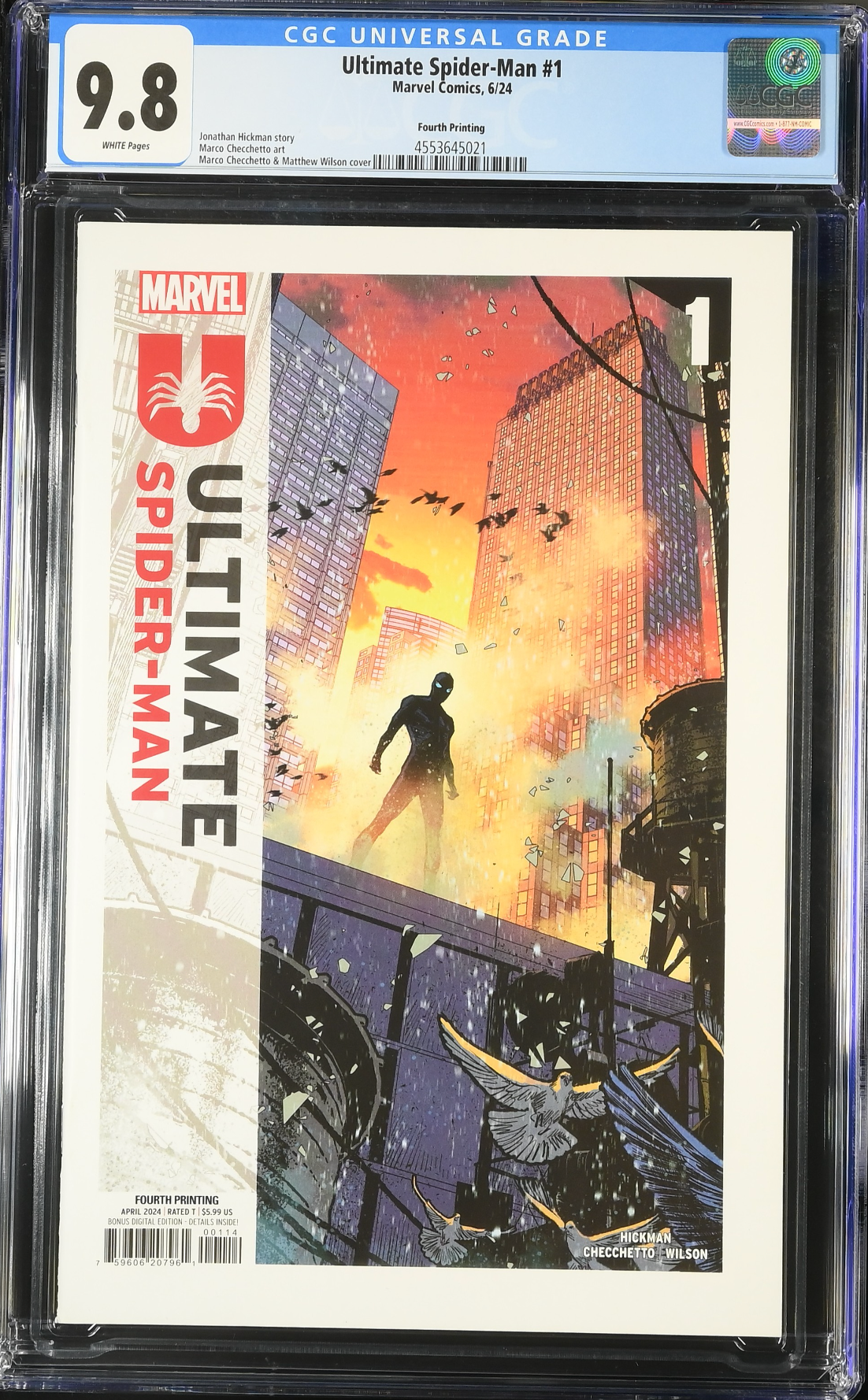 Ultimate Spider-Man #1 Fourth Printing CGC 9.8