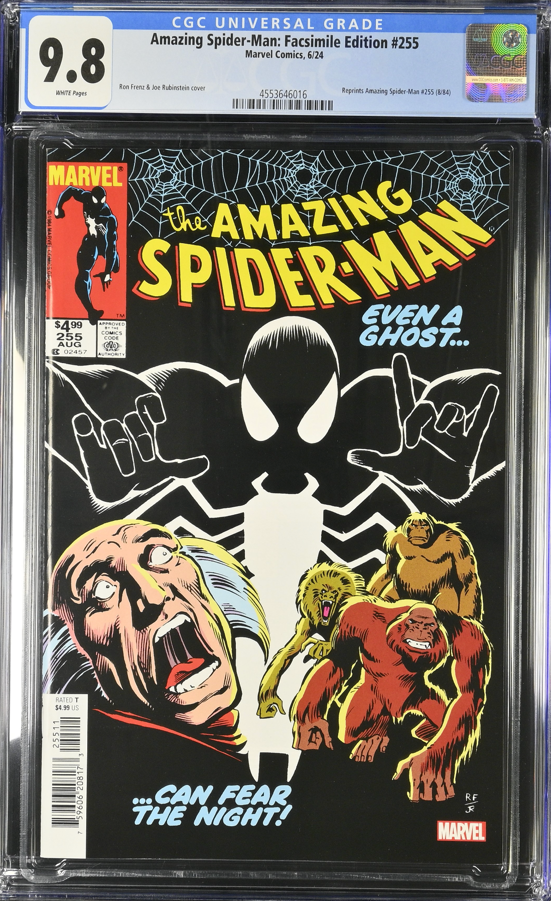 Amazing Spider-Man #255 Facsimile Edition CGC 9.8