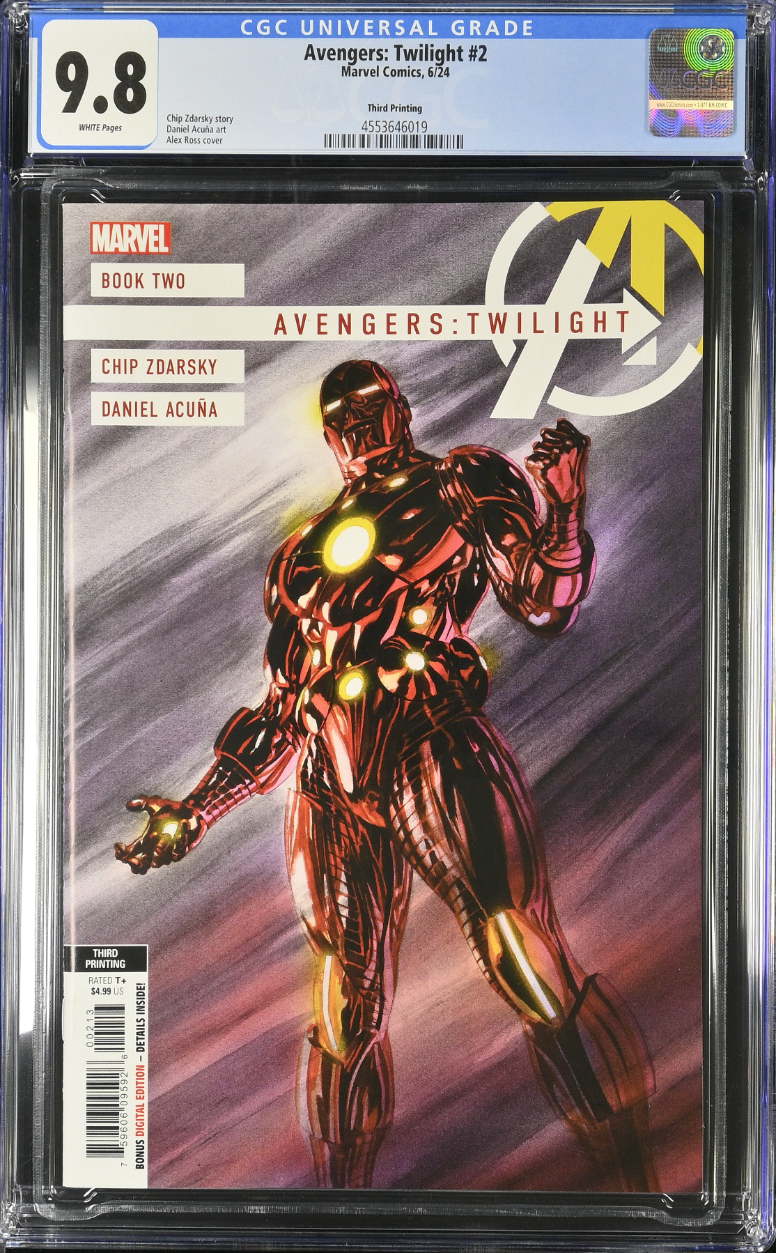 Avengers Twilight #2 Third Printing CGC 9.8