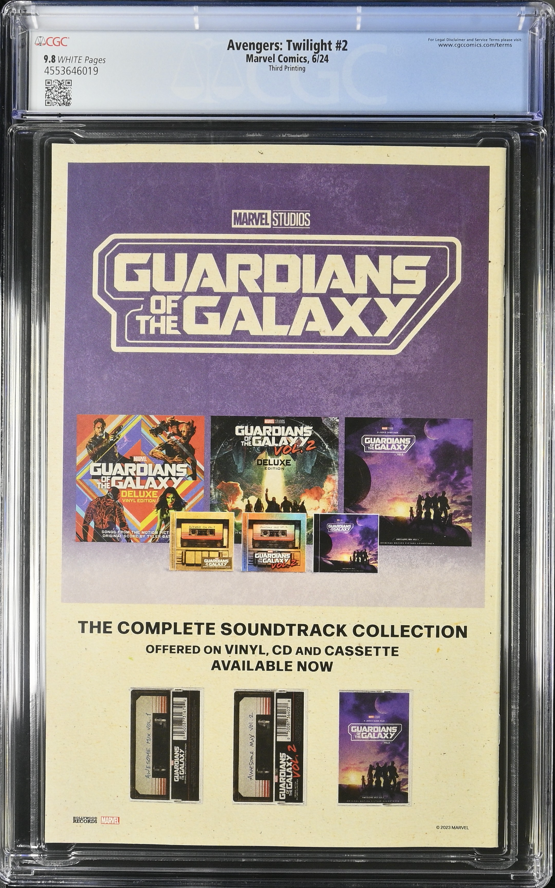 Avengers Twilight #2 Third Printing CGC 9.8