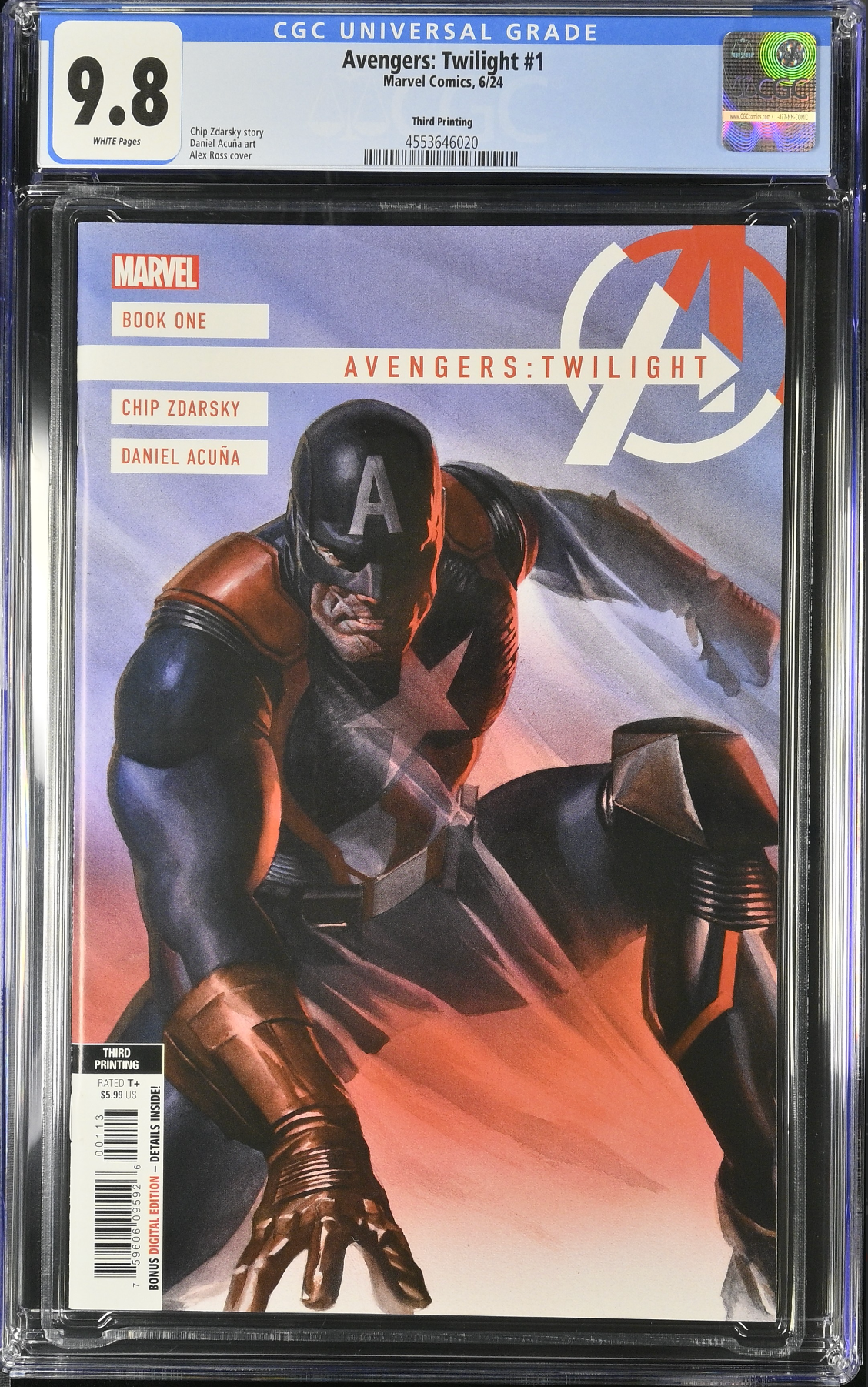 Avengers Twilight #1 Third Printing CGC 9.8