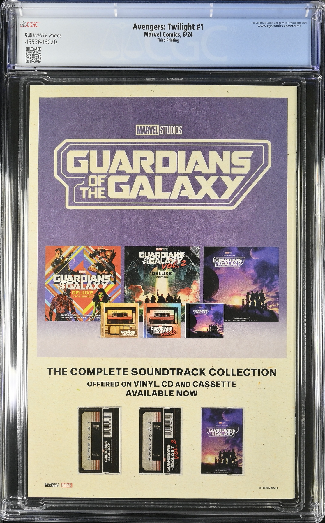 Avengers Twilight #1 Third Printing CGC 9.8