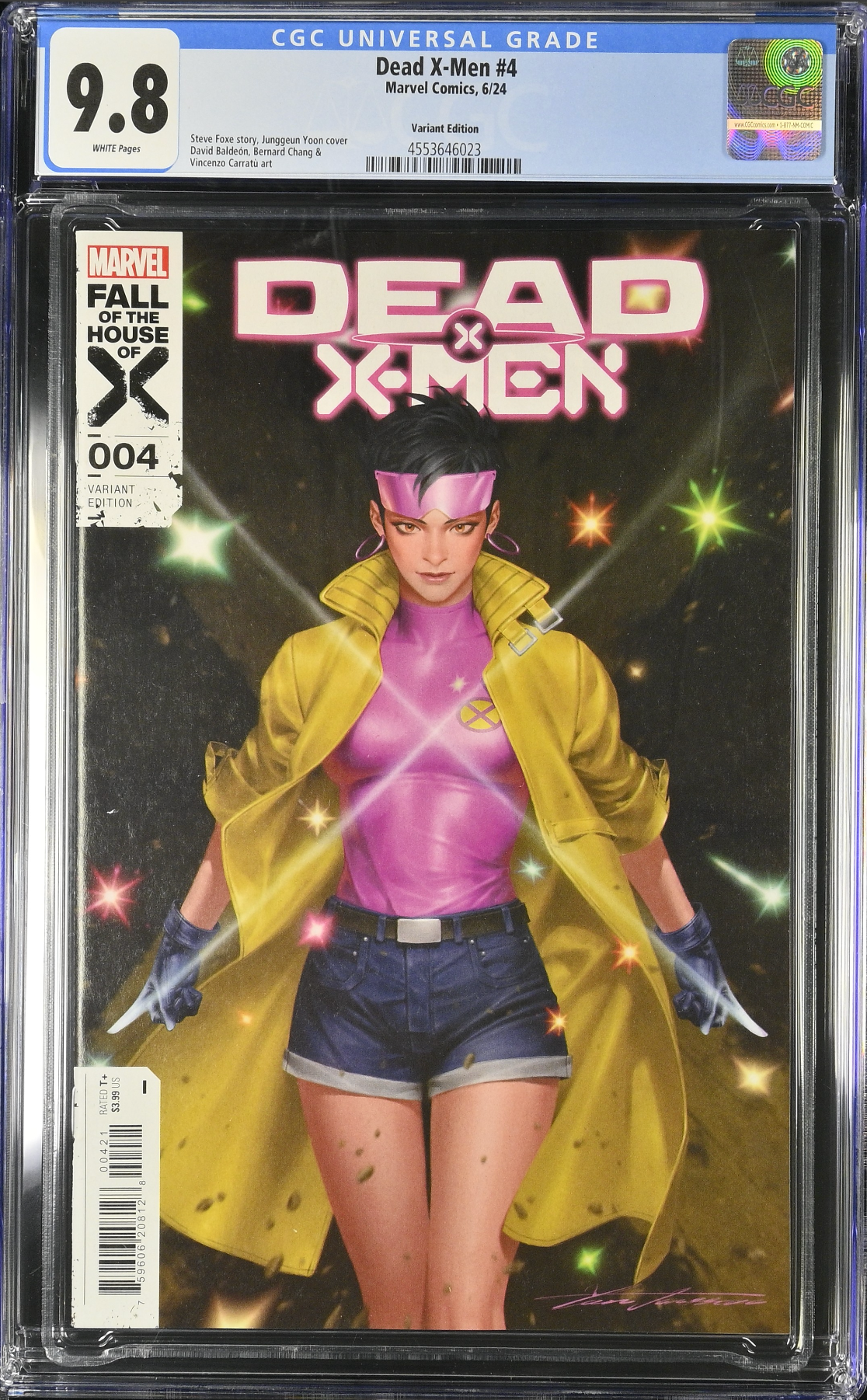 Dead X-Men #4 Yoon Variant CGC 9.8