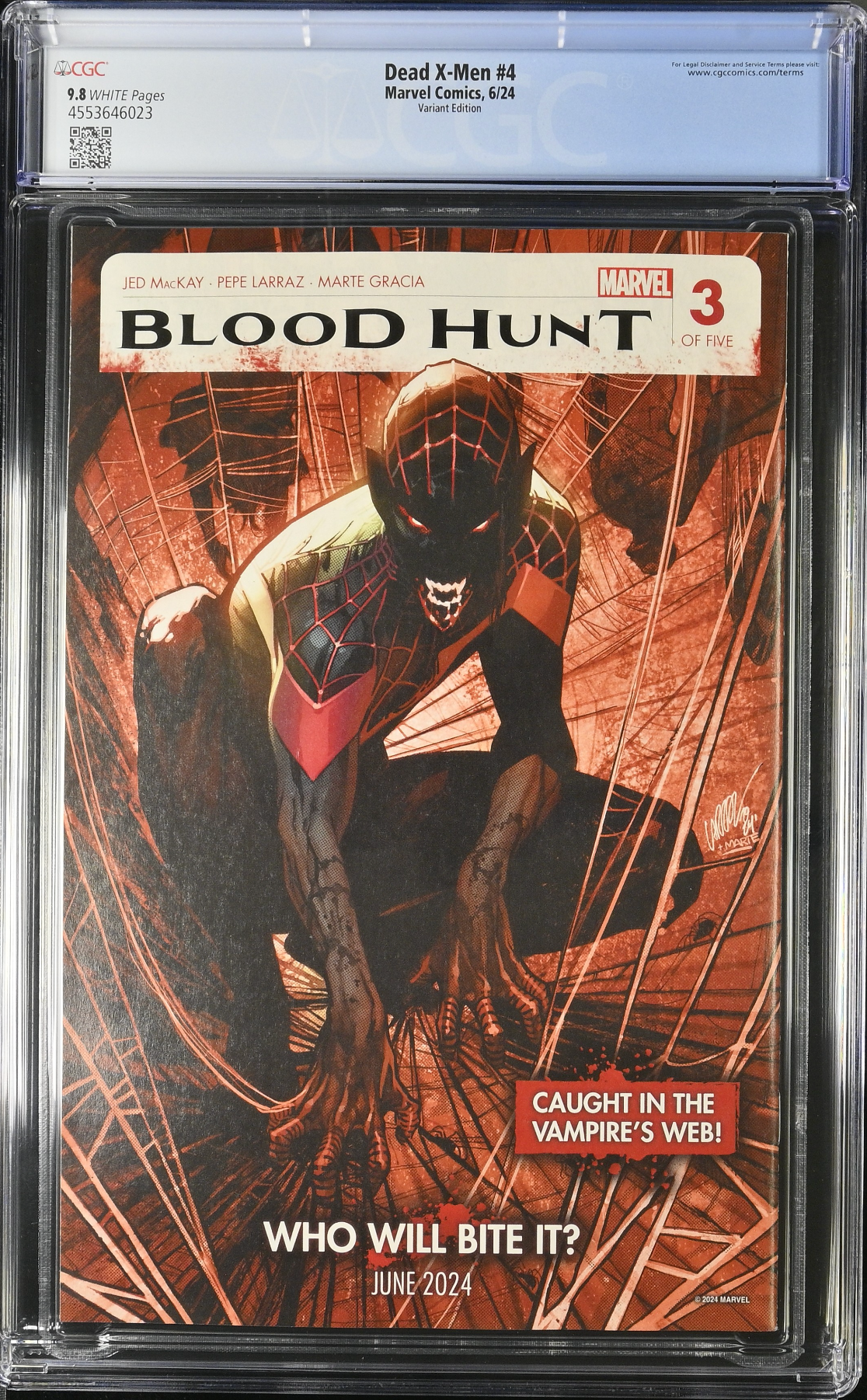 Dead X-Men #4 Yoon Variant CGC 9.8