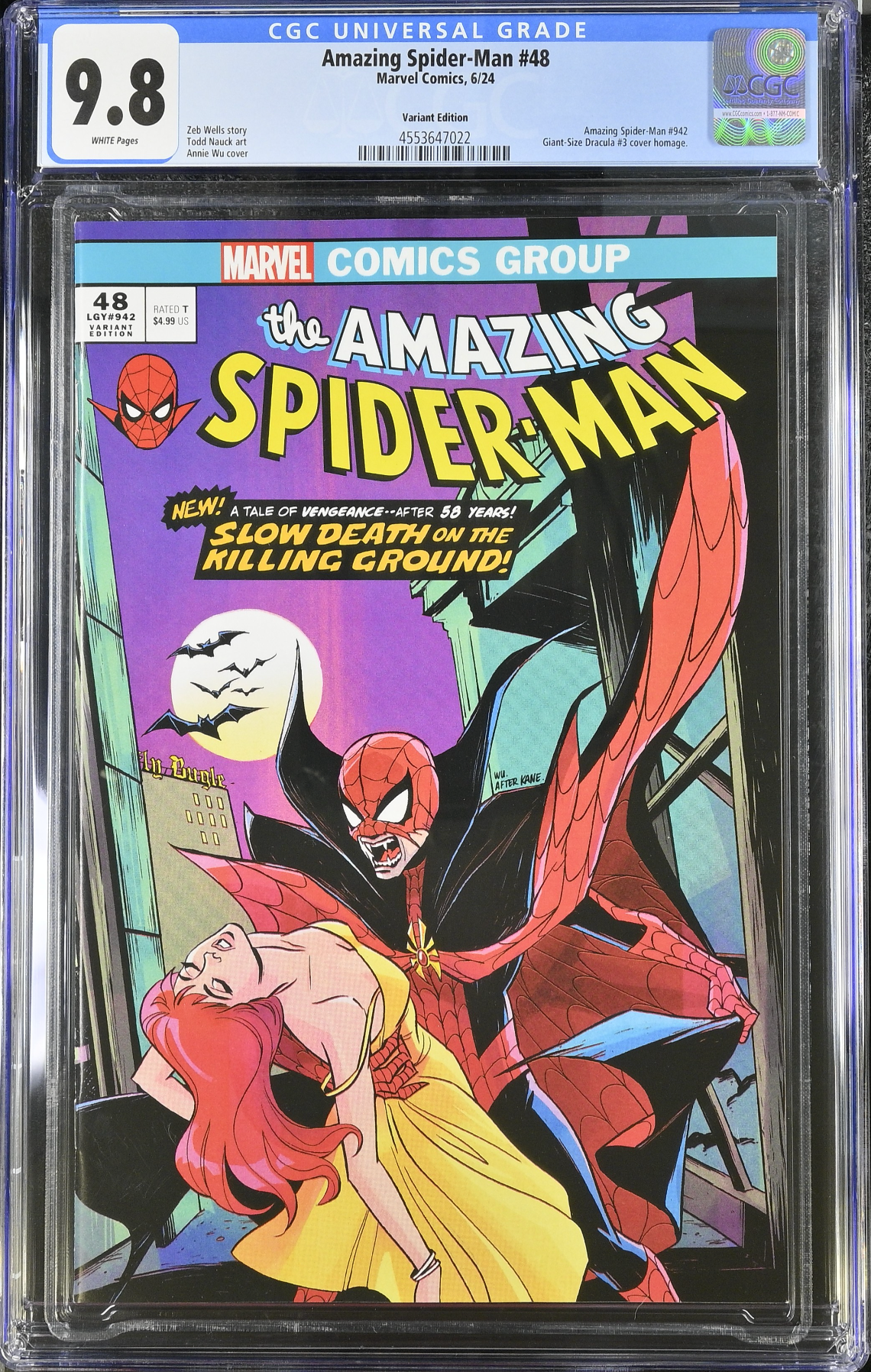 Amazing Spider-Man #48 Wu Variant CGC 9.8