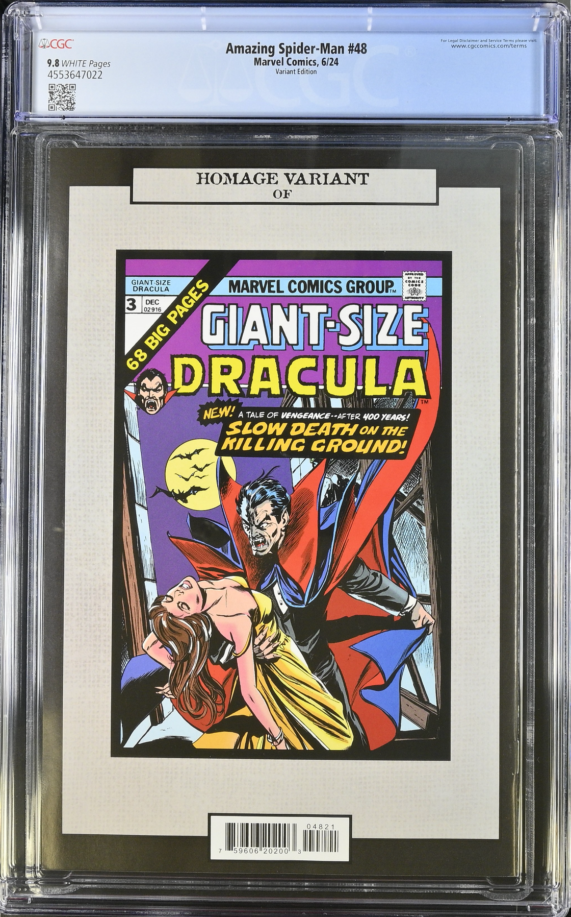 Amazing Spider-Man #48 Wu Variant CGC 9.8
