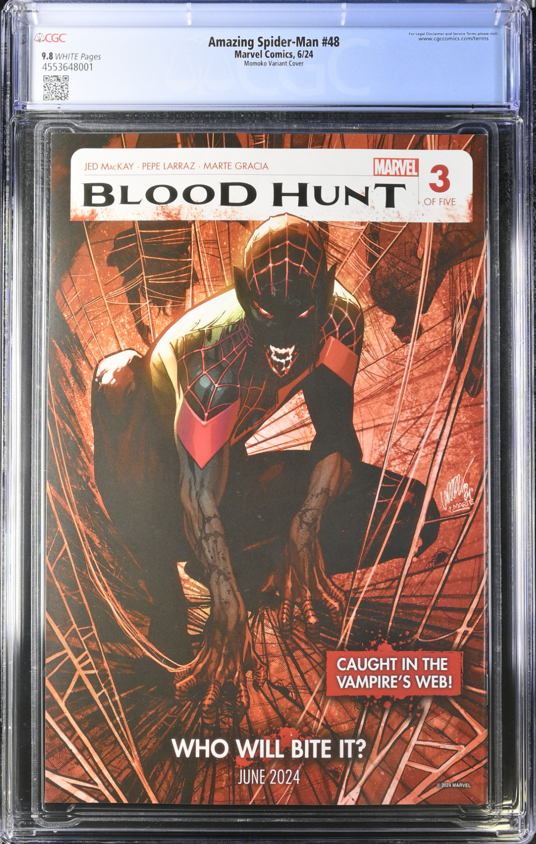Amazing Spider-Man #48 Momoko Variant CGC 9.8