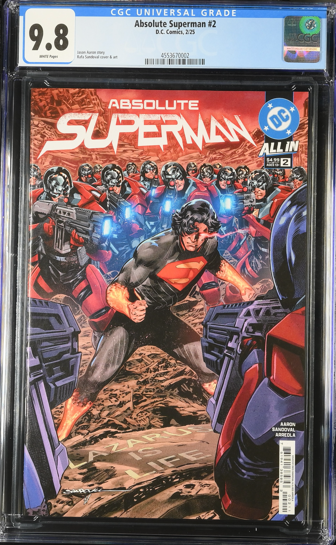 Absolute Superman #2 CGC 9.8