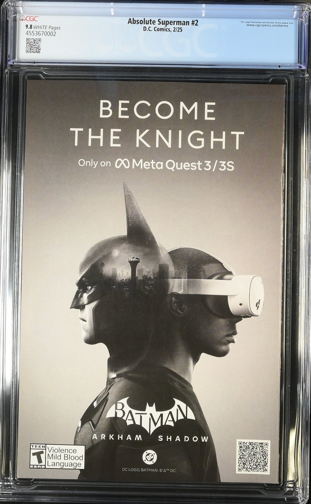 Absolute Superman #2 CGC 9.8