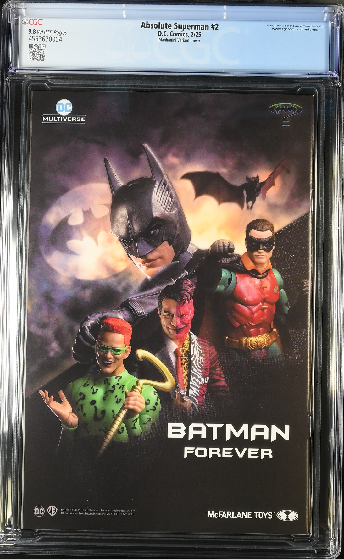 Absolute Superman #2 Manhanini Variant CGC 9.8